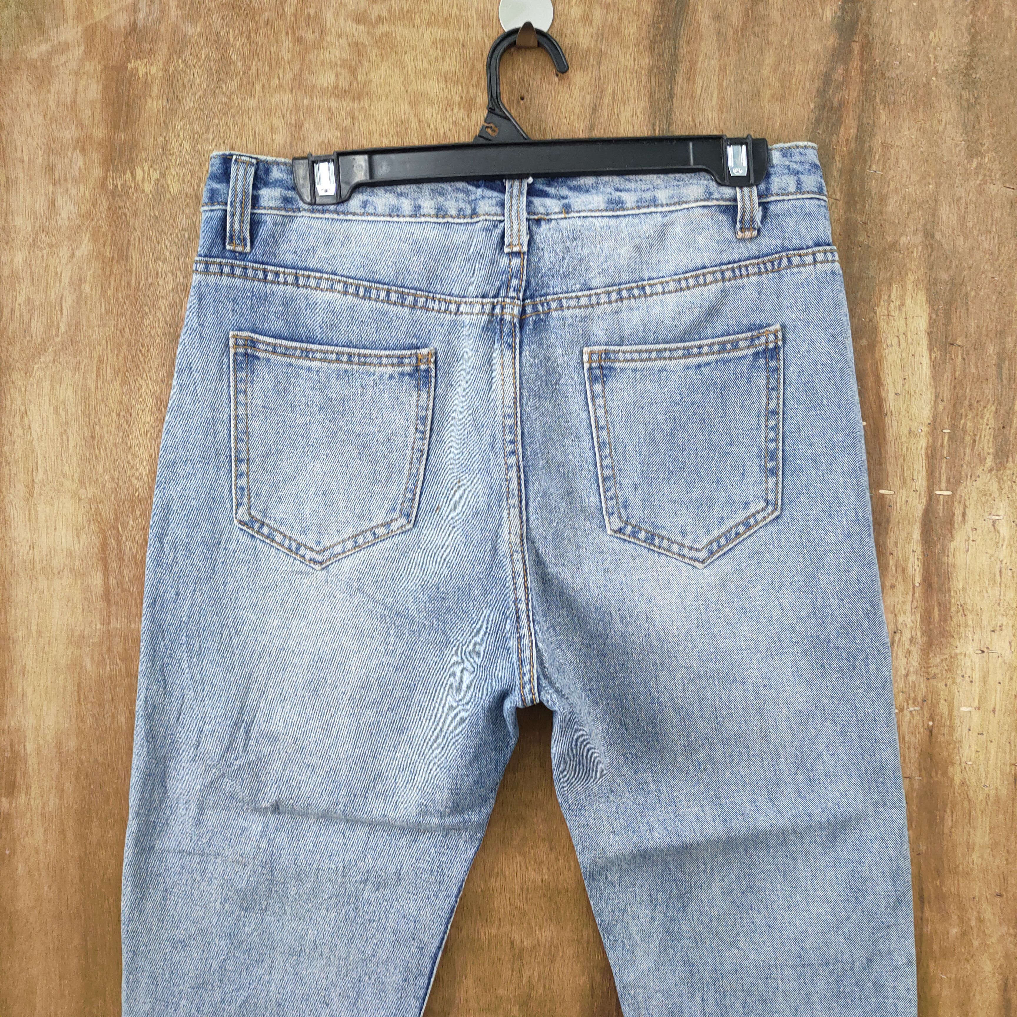 Japanese Brand × StraightFaded FADED/ DISTRESSED DENIM JEANS PANTS Size US 30 / EU 46 - 6 Thumbnail