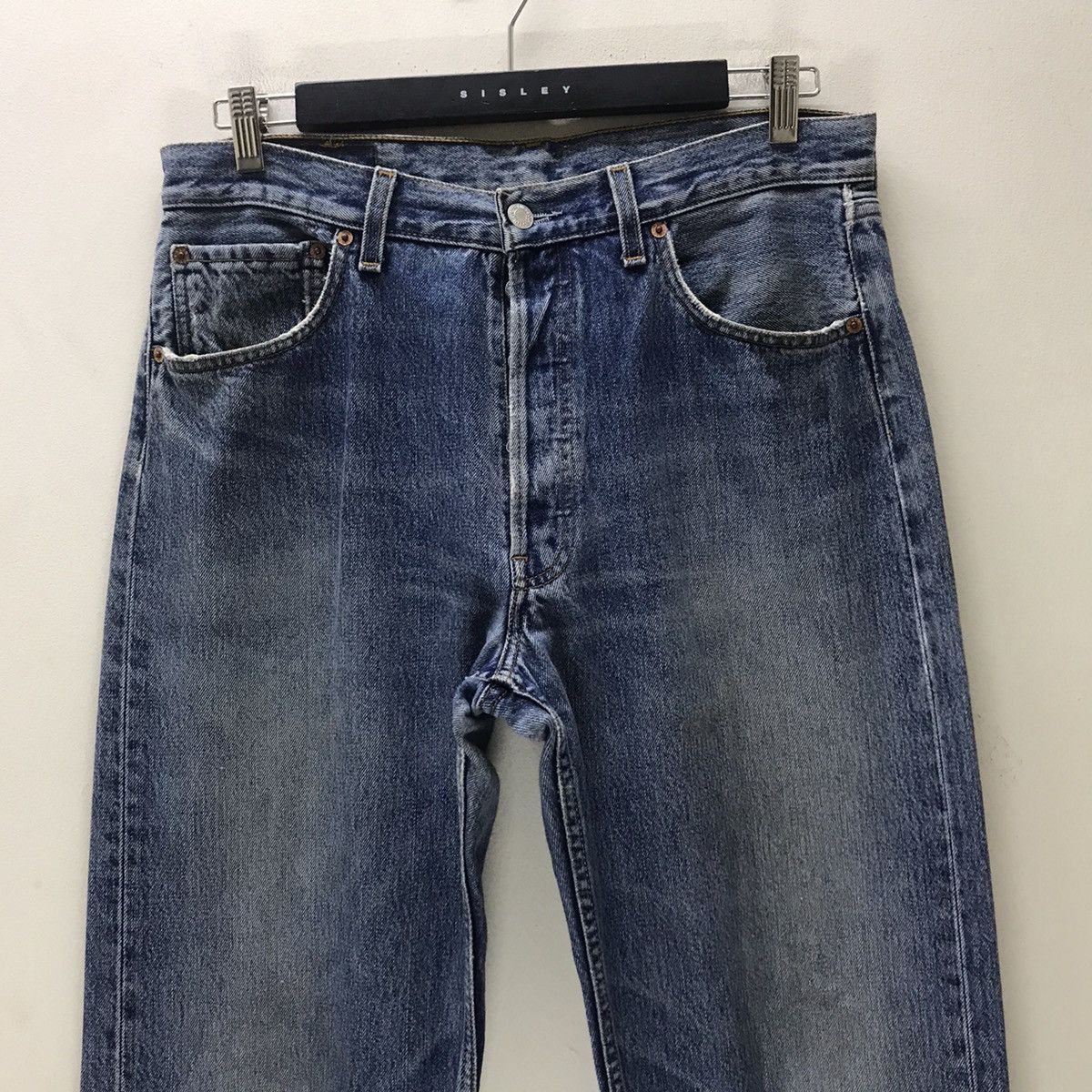 Levi's Vintage Levis 501 Lightwash Jeans Nice Faded Size US 34 / EU 50 - 4 Thumbnail