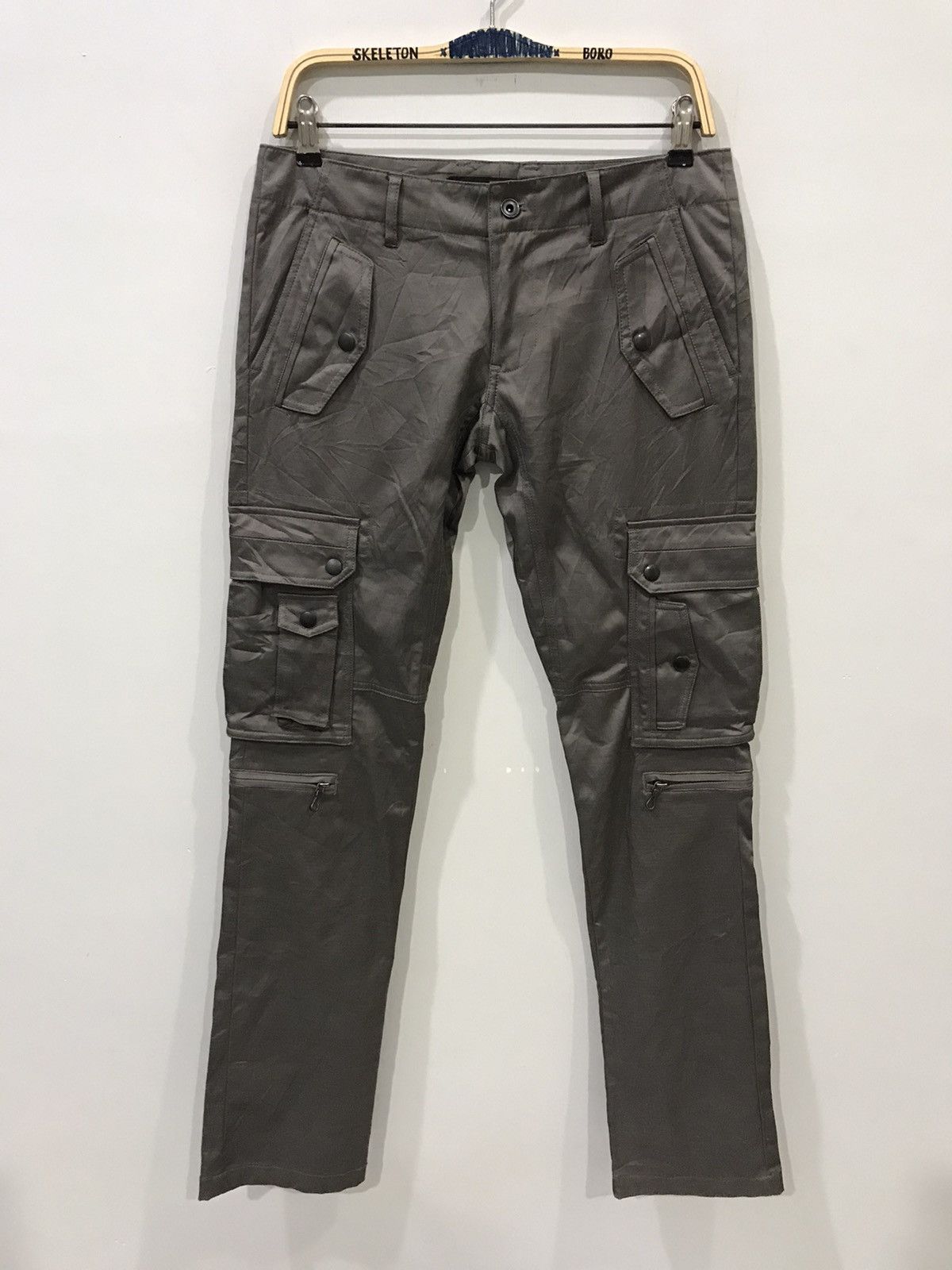 Japanese Brand × Schlussel SCHLUSSEL Japan 10 Pockets Tactical Designer Skinny Pant Size US 31 - 1 Thumbnail