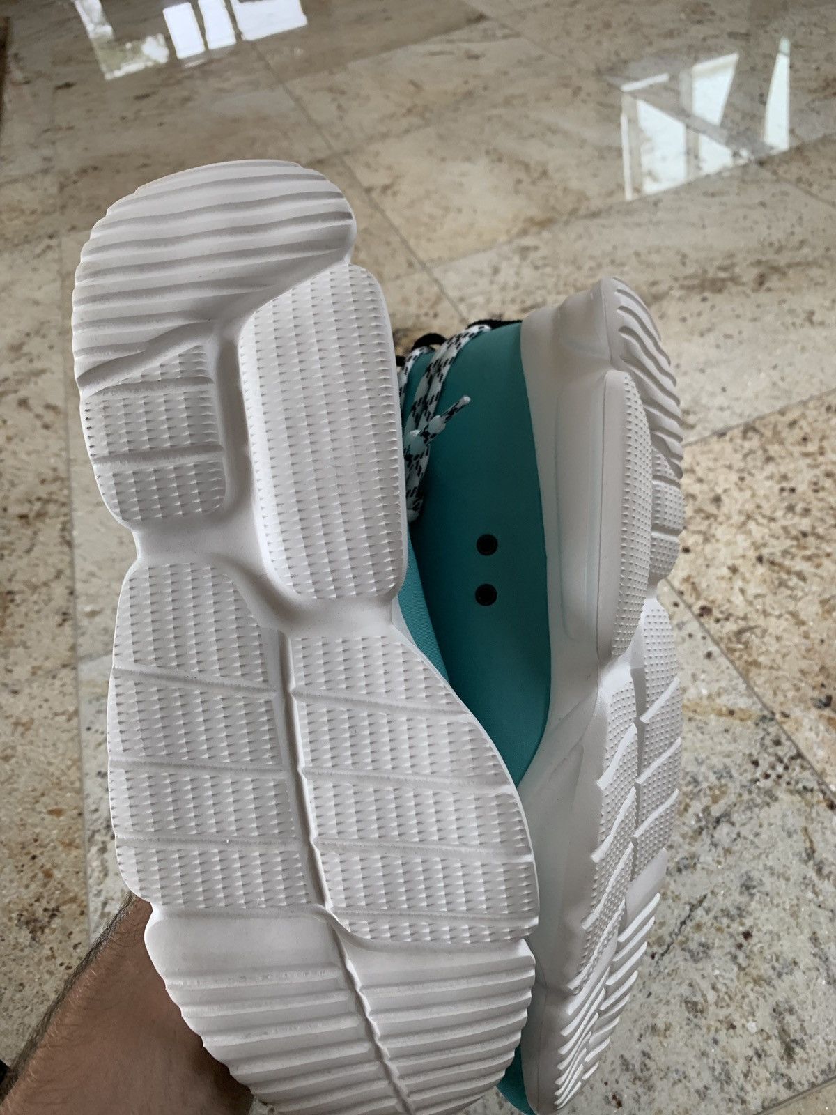 John Geiger John Geiger High Top Runner in Turquoise Size US 11 / EU 44 - 9 Thumbnail