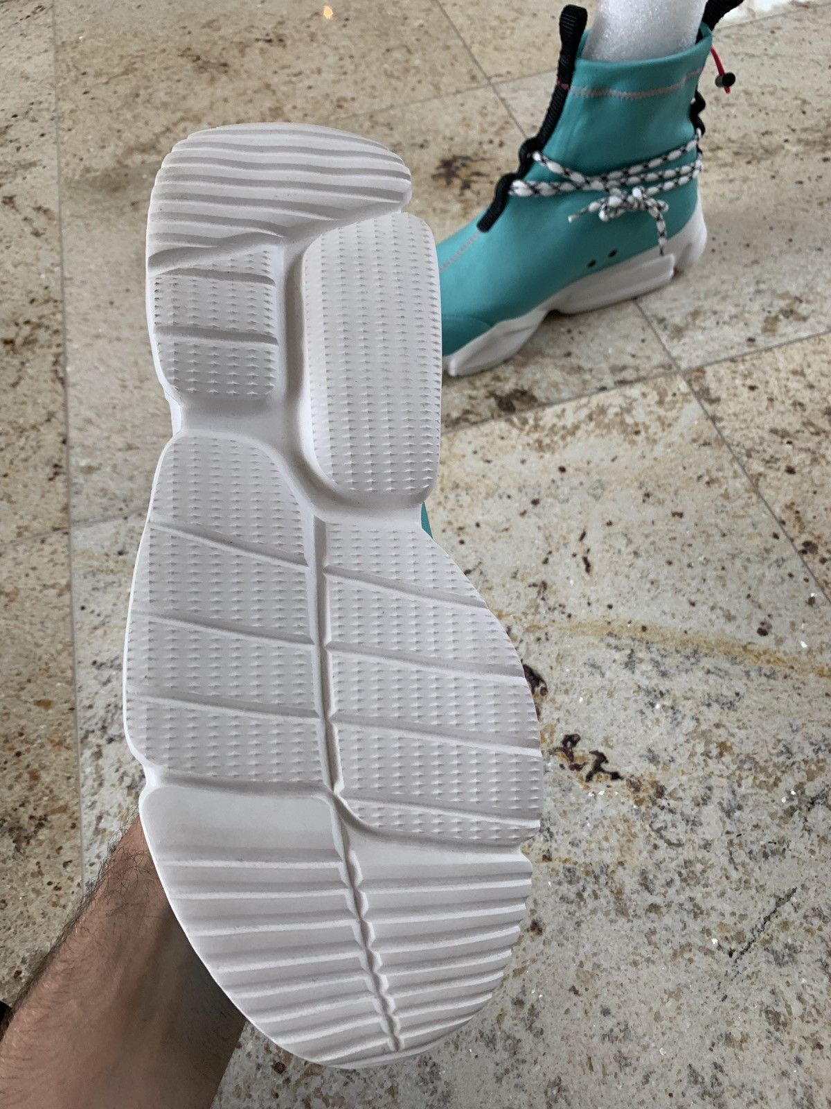 John Geiger John Geiger High Top Runner in Turquoise Size US 11 / EU 44 - 11 Thumbnail