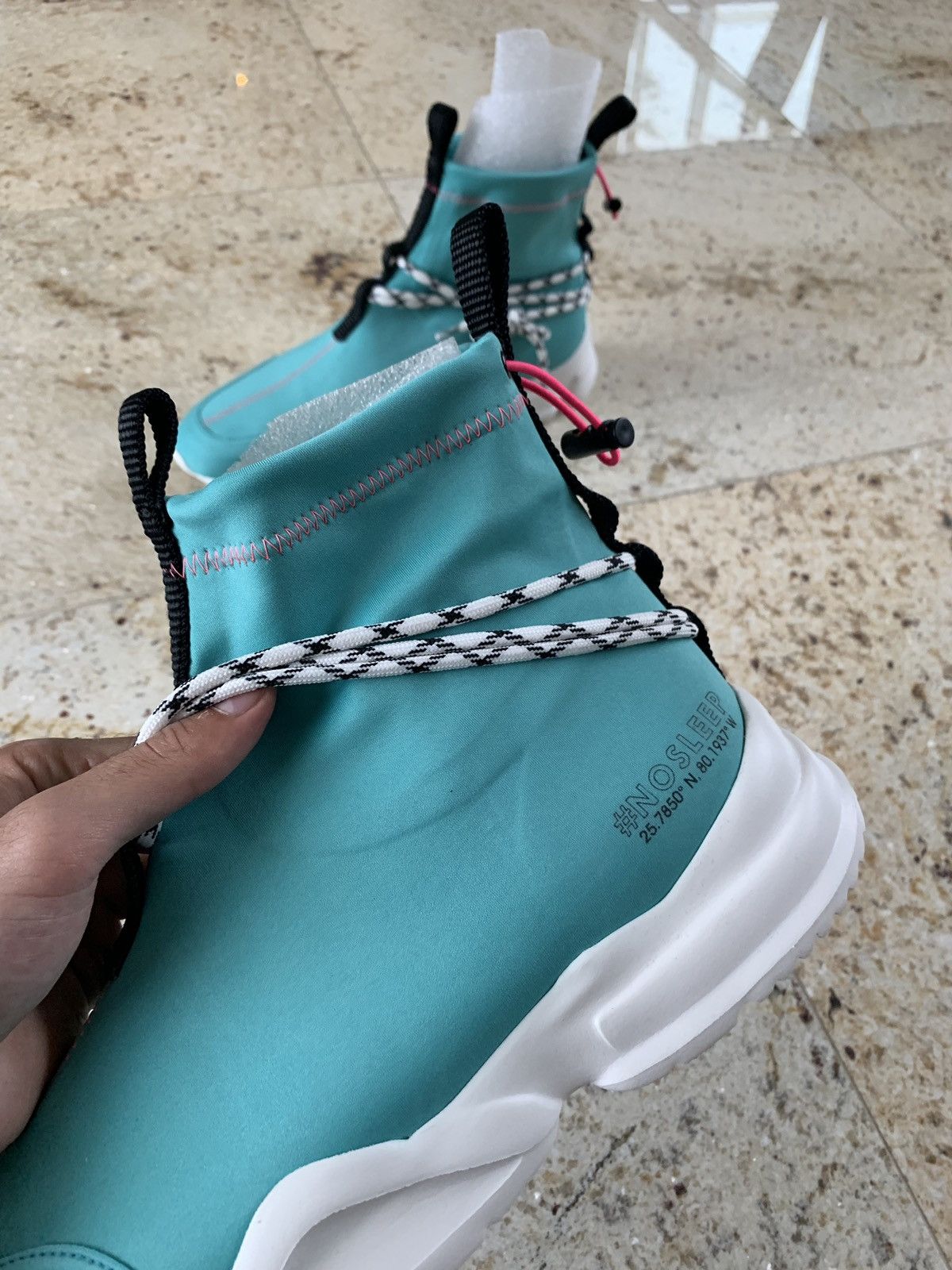 John Geiger John Geiger High Top Runner in Turquoise Size US 11 / EU 44 - 10 Thumbnail