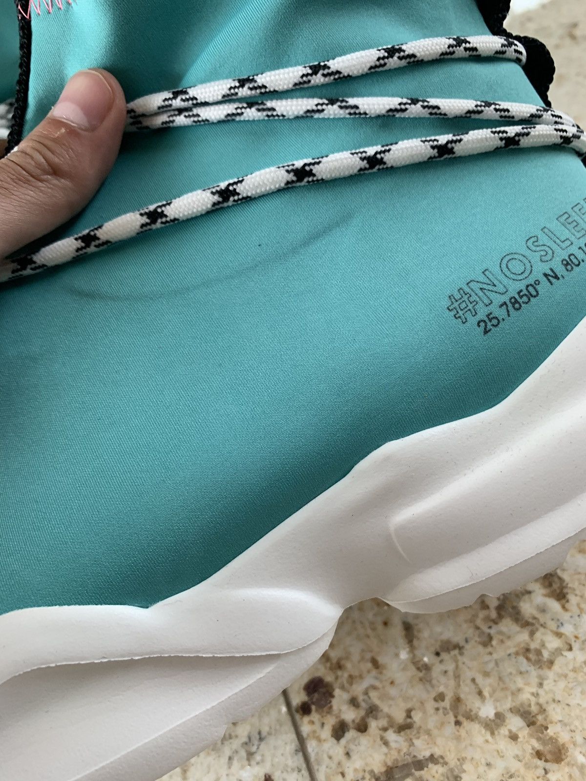 John Geiger John Geiger High Top Runner in Turquoise Size US 11 / EU 44 - 5 Thumbnail