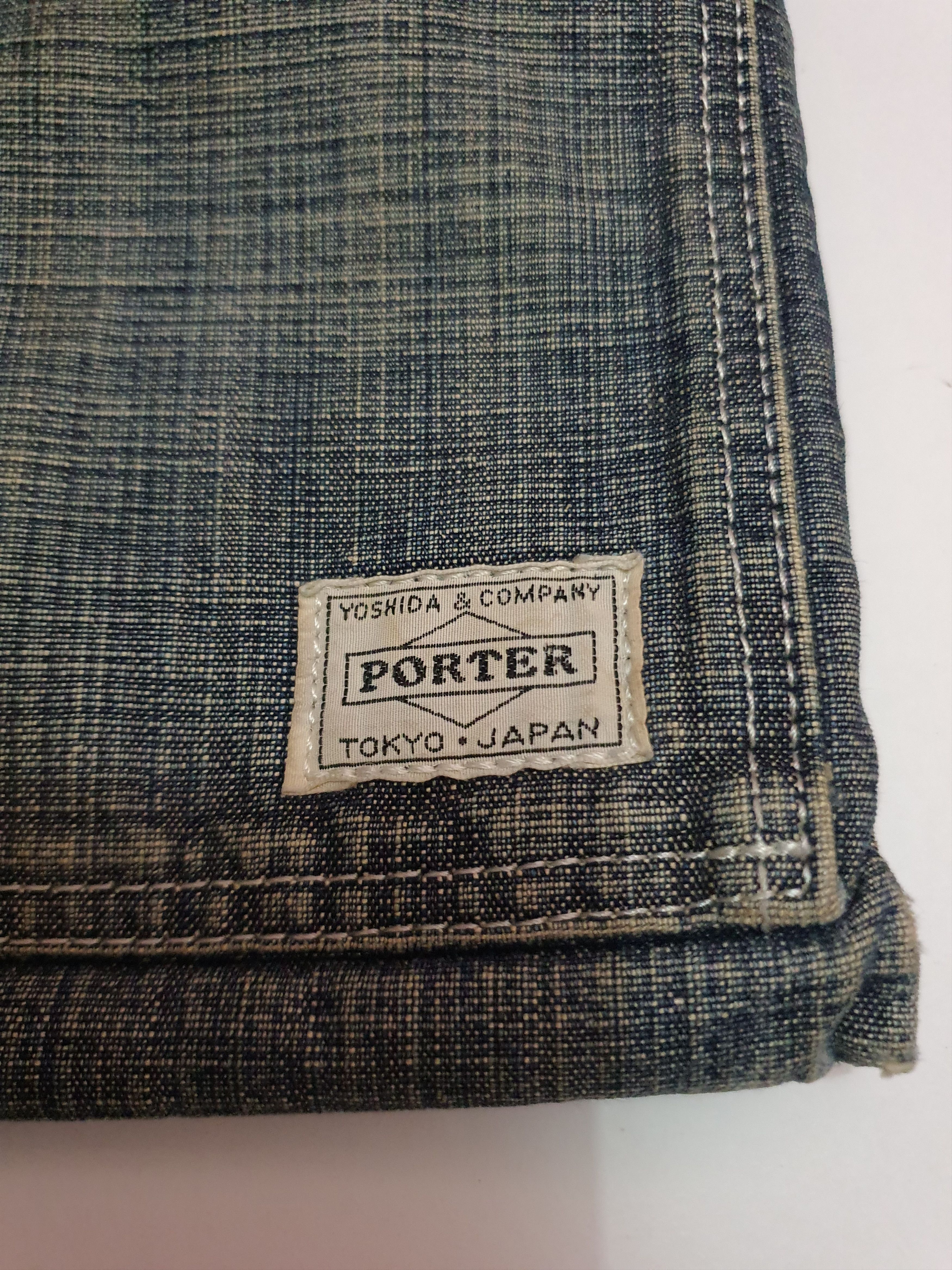 Porter PORTER Japan Denim Sling Bag. (Original) Size ONE SIZE - 12 Thumbnail