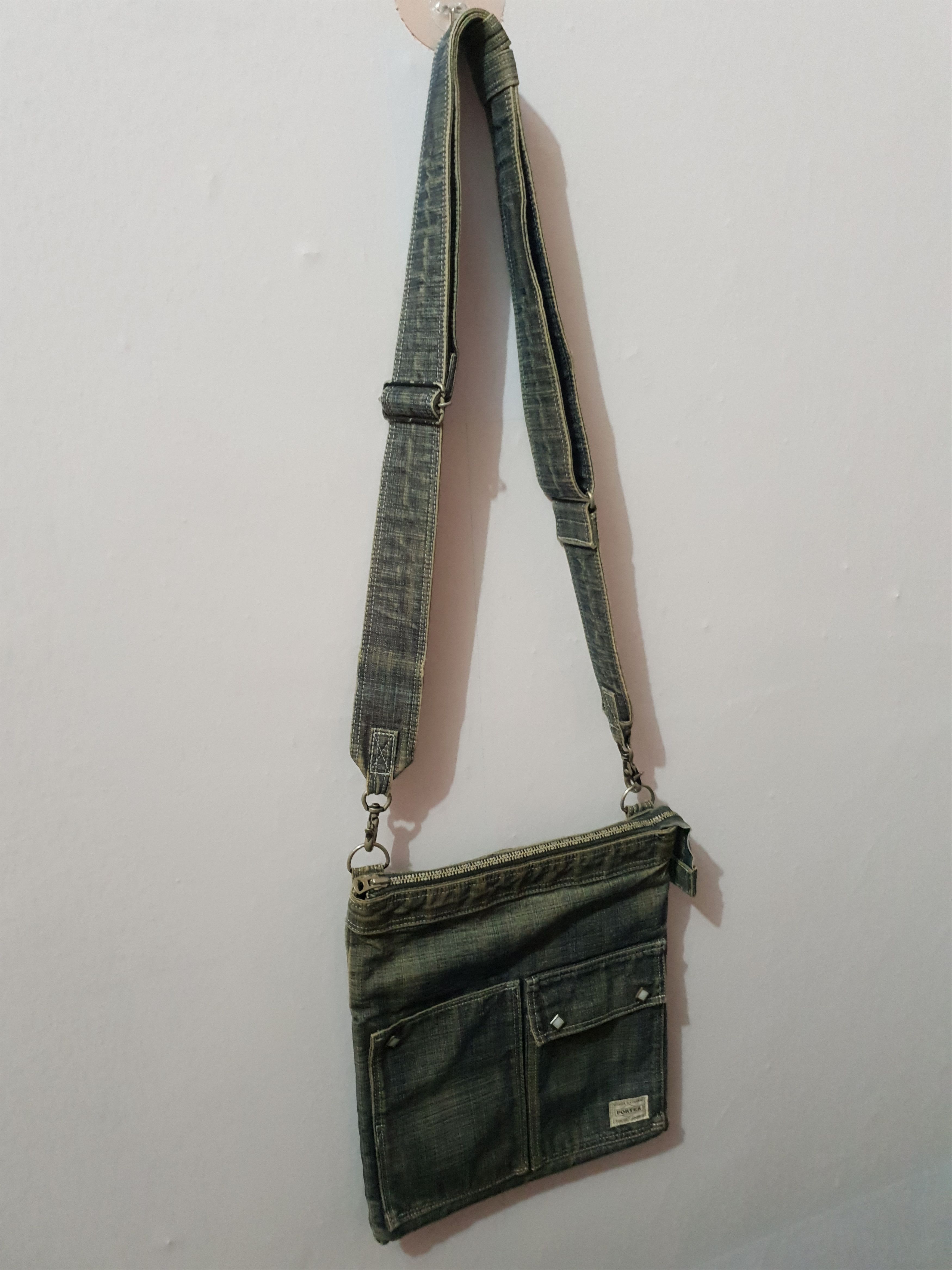 Porter PORTER Japan Denim Sling Bag. (Original) Size ONE SIZE - 2 Thumbnail