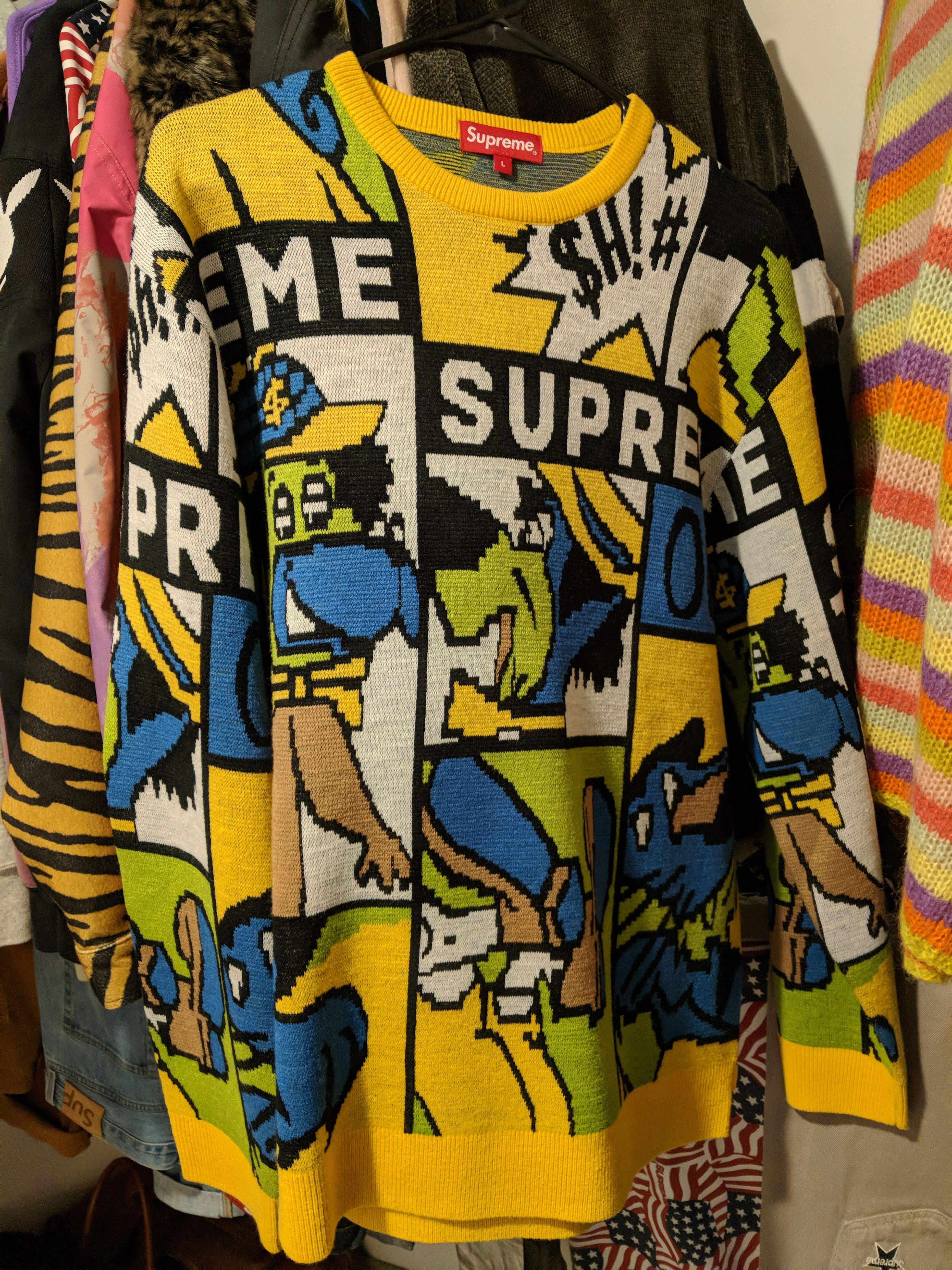 Supreme Supreme Cartoon Sweater | Grailed