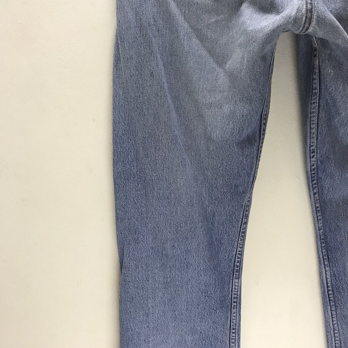 Levi's Vintage 90s Levis 501 Distressed Denim Jeans Patchwork Size US 35 - 14 Thumbnail