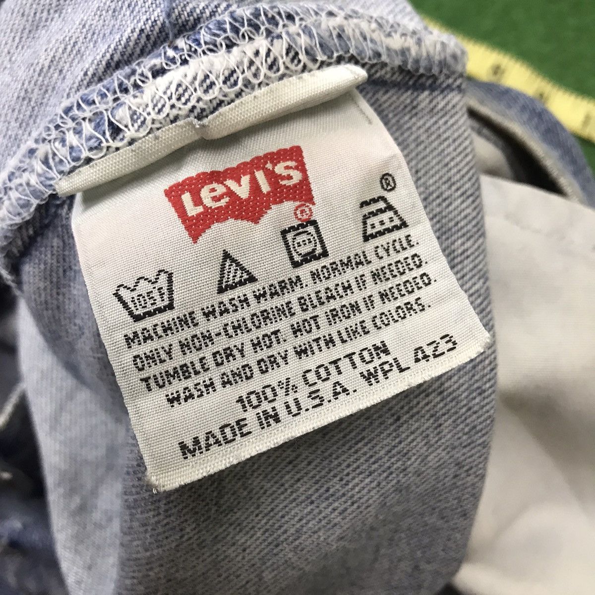 Levi's Vintage 90s Levis 501 Distressed Denim Jeans Patchwork Size US 35 - 19 Thumbnail