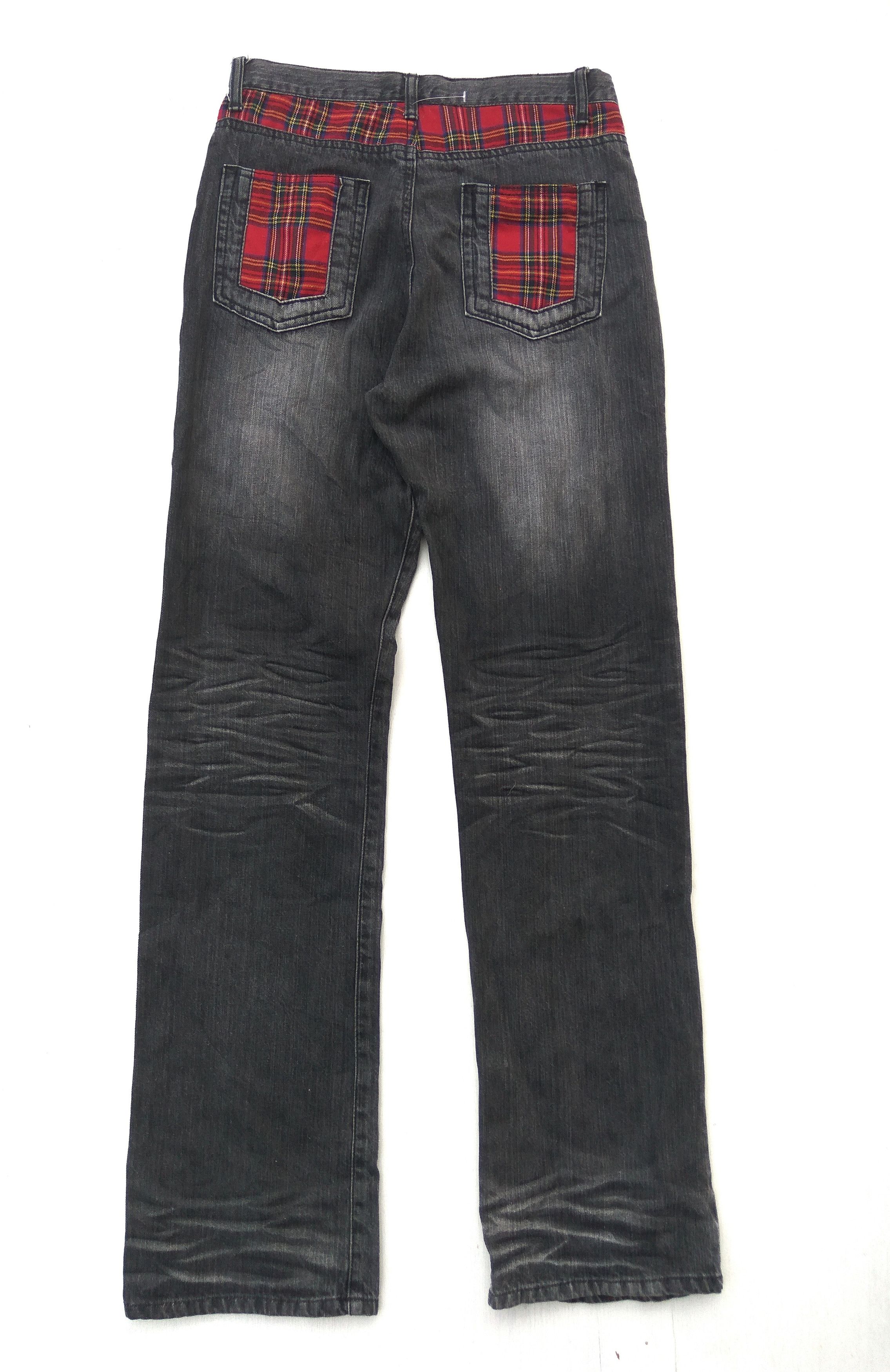 Seditionaries Japanese Designer GYS JEANS patchwork design Size US 29 - 4 Thumbnail