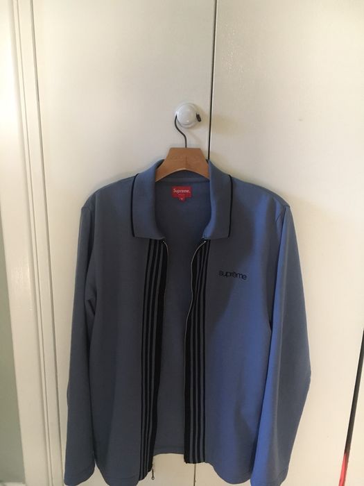 Supreme Supreme Vertical Zip Up L/S Polo | Grailed