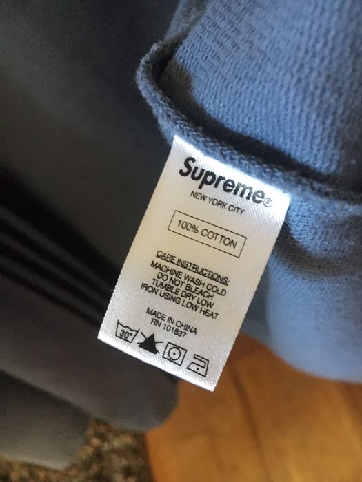 Supreme Supreme Vertical Zip Up L/S Polo | Grailed