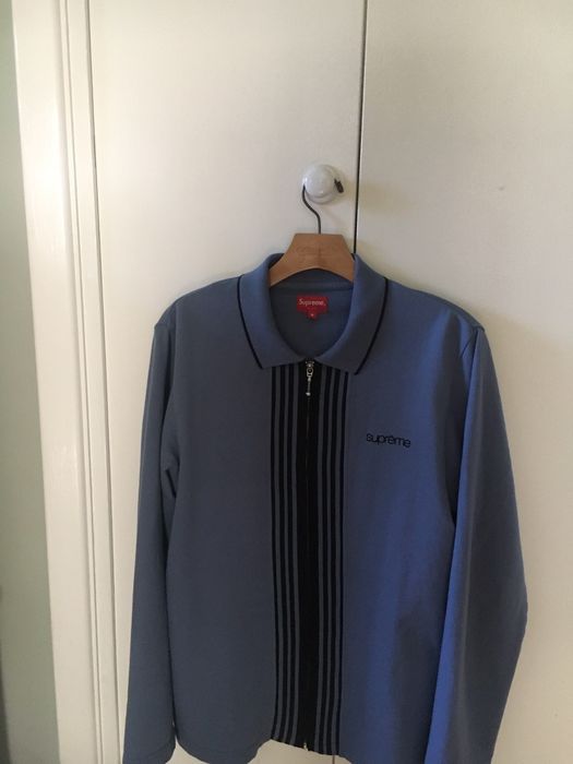 Supreme Supreme Vertical Zip Up L/S Polo | Grailed