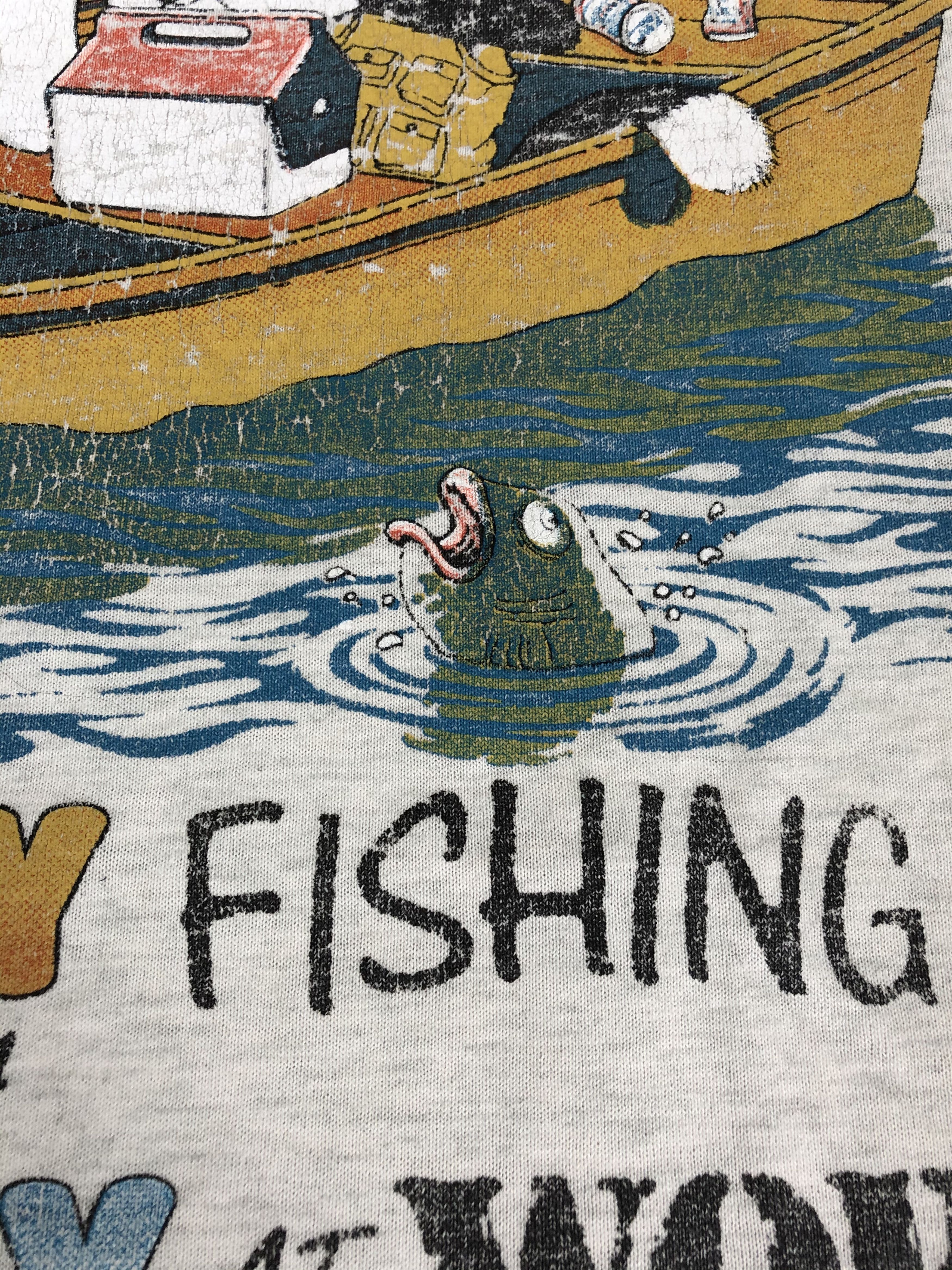 Vintage Vintage 90s Cat Fishing (New York Harley Harlequin) Size US XL / EU 56 / 4 - 4 Thumbnail