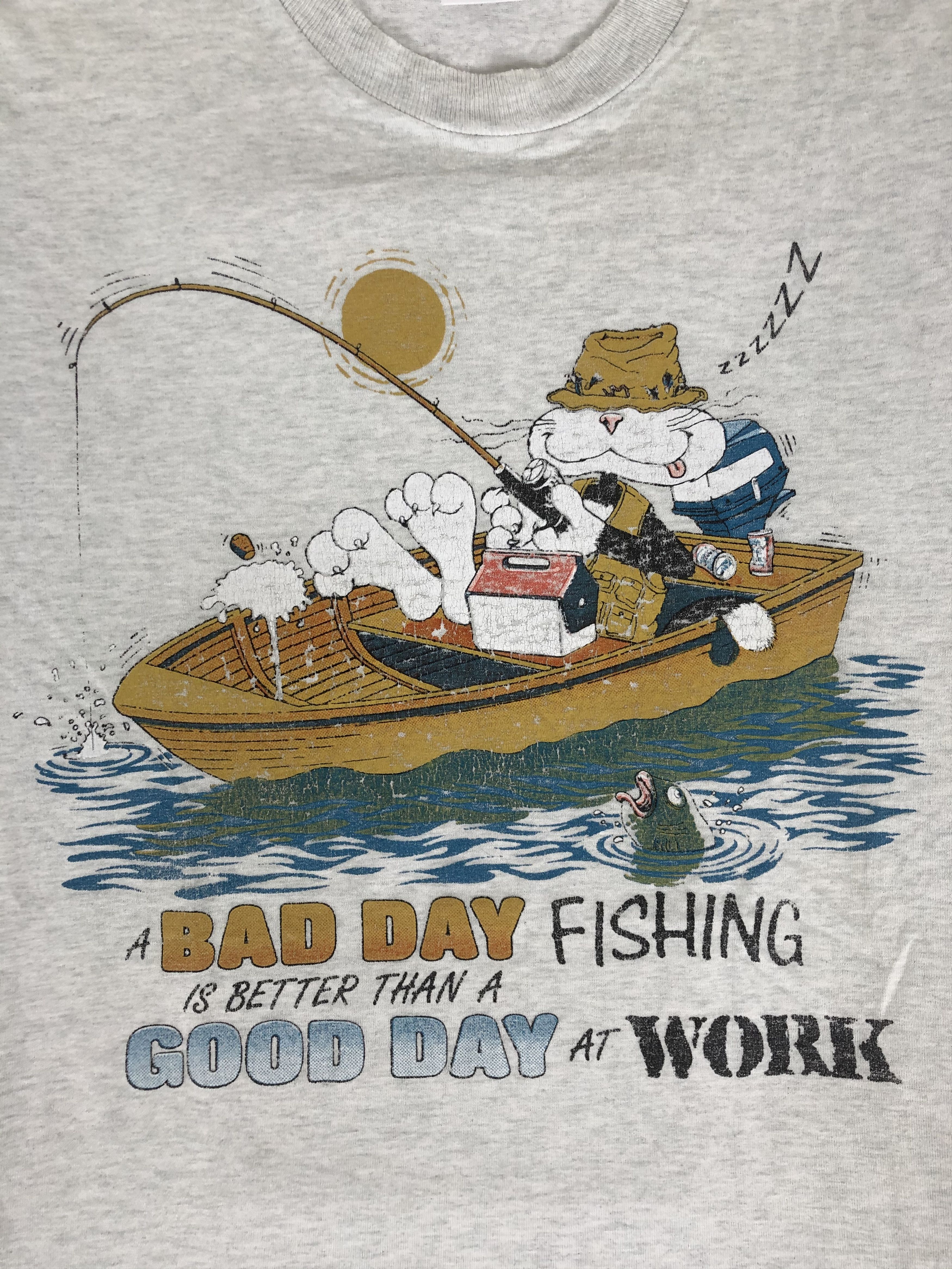 Vintage Vintage 90s Cat Fishing (New York Harley Harlequin) Size US XL / EU 56 / 4 - 2 Thumbnail