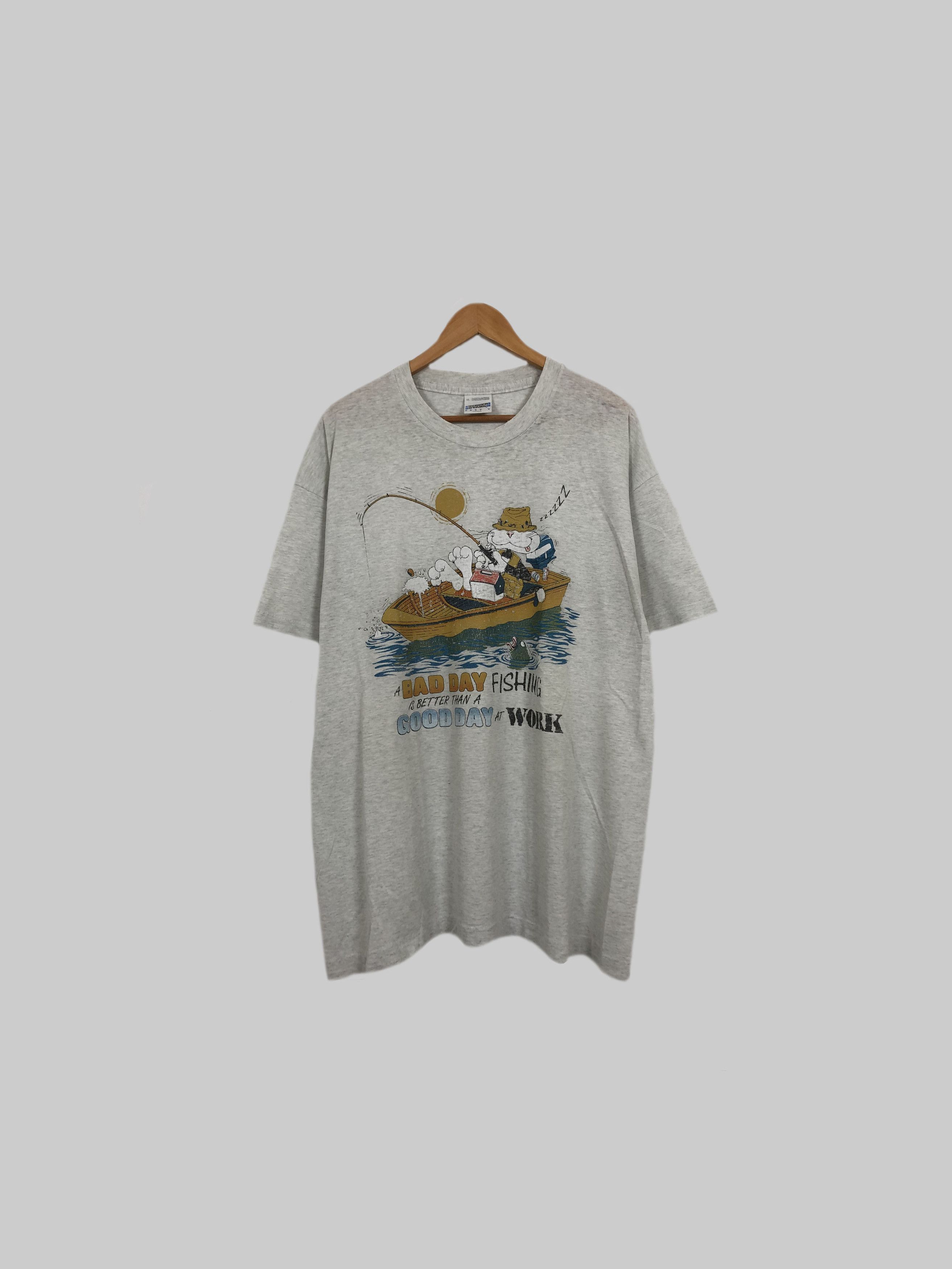 Vintage Vintage 90s Cat Fishing (New York Harley Harlequin) Size US XL / EU 56 / 4 - 1 Thumbnail