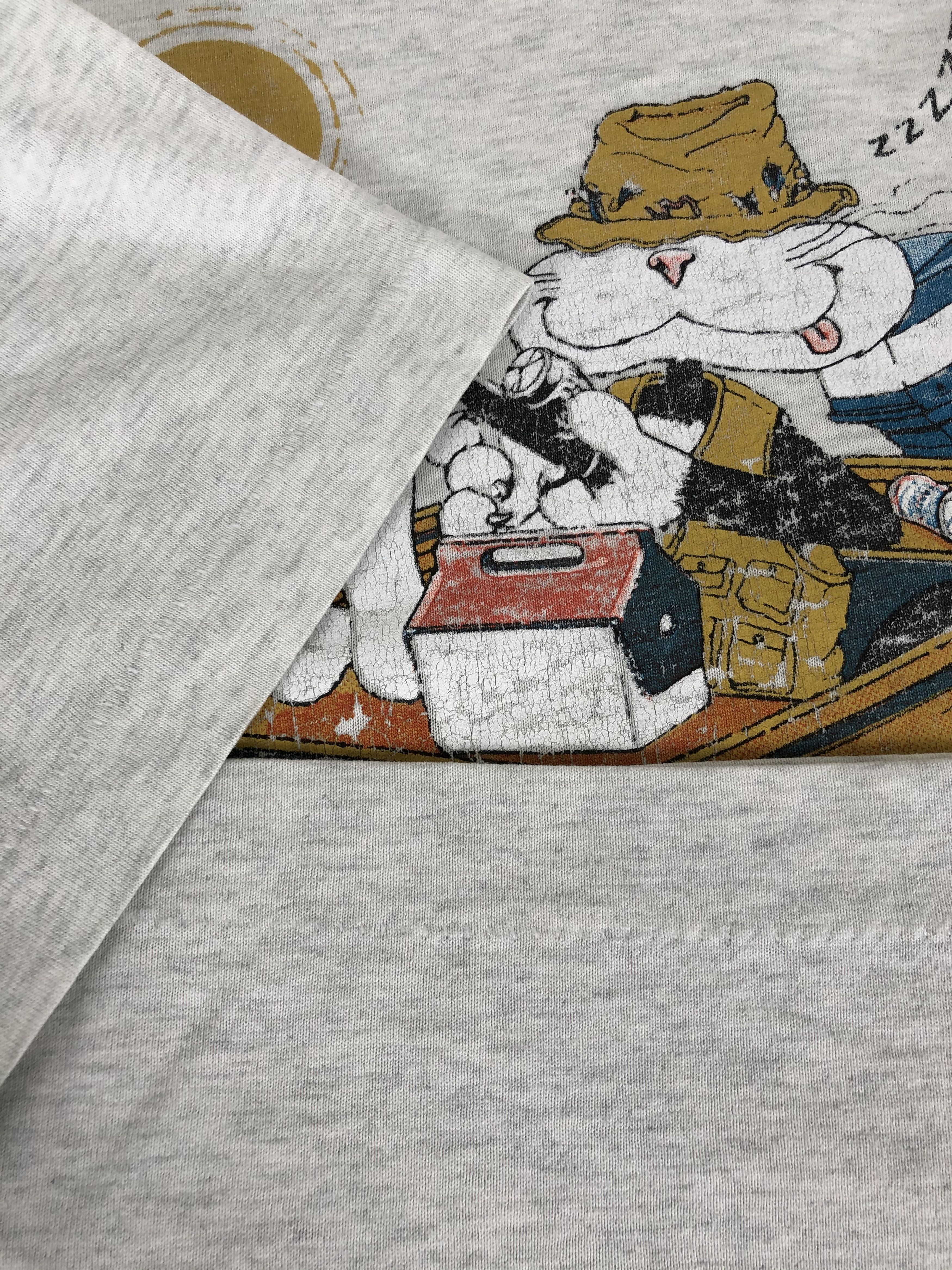 Vintage Vintage 90s Cat Fishing (New York Harley Harlequin) Size US XL / EU 56 / 4 - 7 Thumbnail