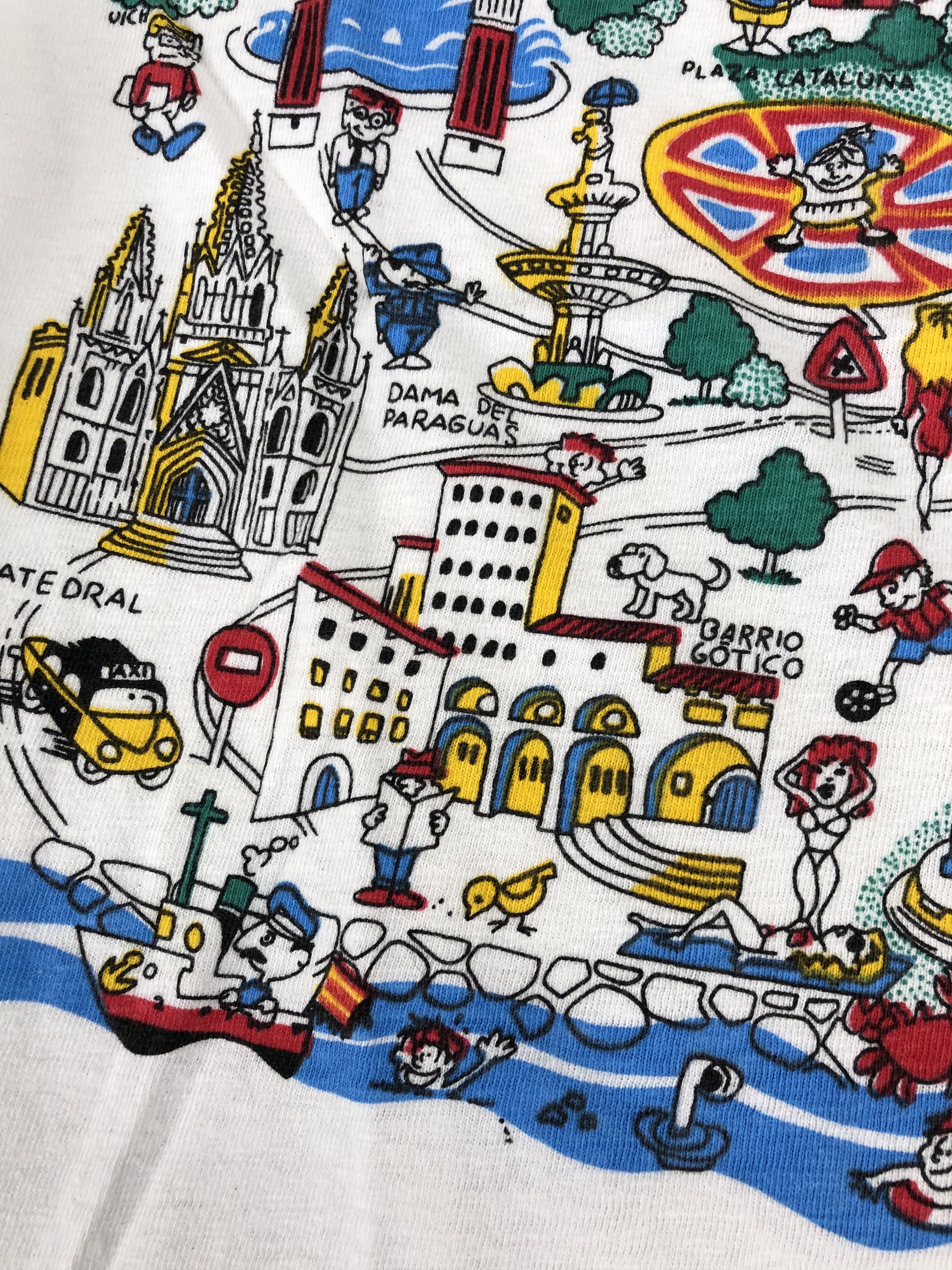 Vintage Vintage 90s Barcelona City of Spain (New York) Size US M / EU 48-50 / 2 - 4 Thumbnail