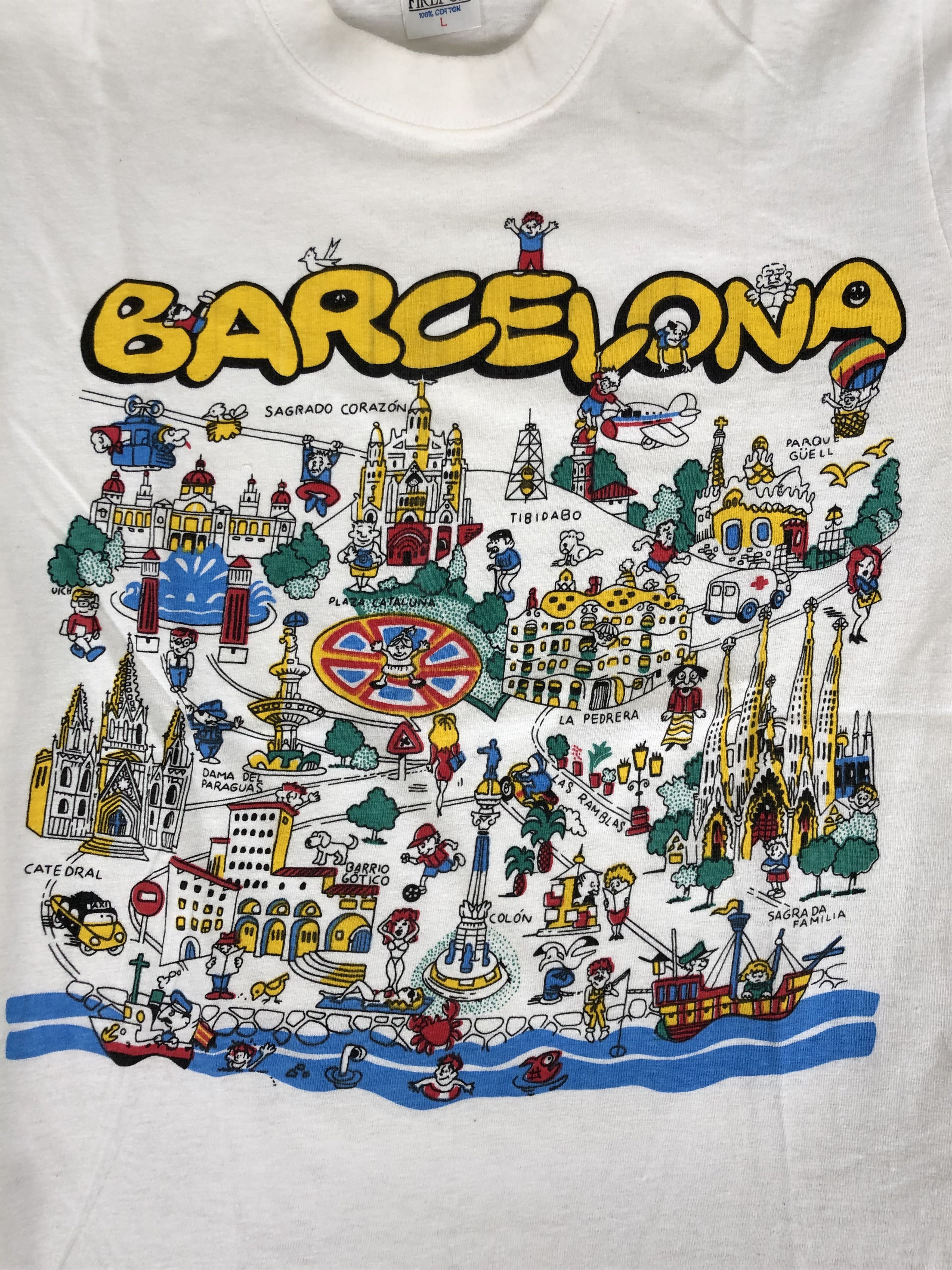 Vintage Vintage 90s Barcelona City of Spain (New York) Size US M / EU 48-50 / 2 - 2 Thumbnail