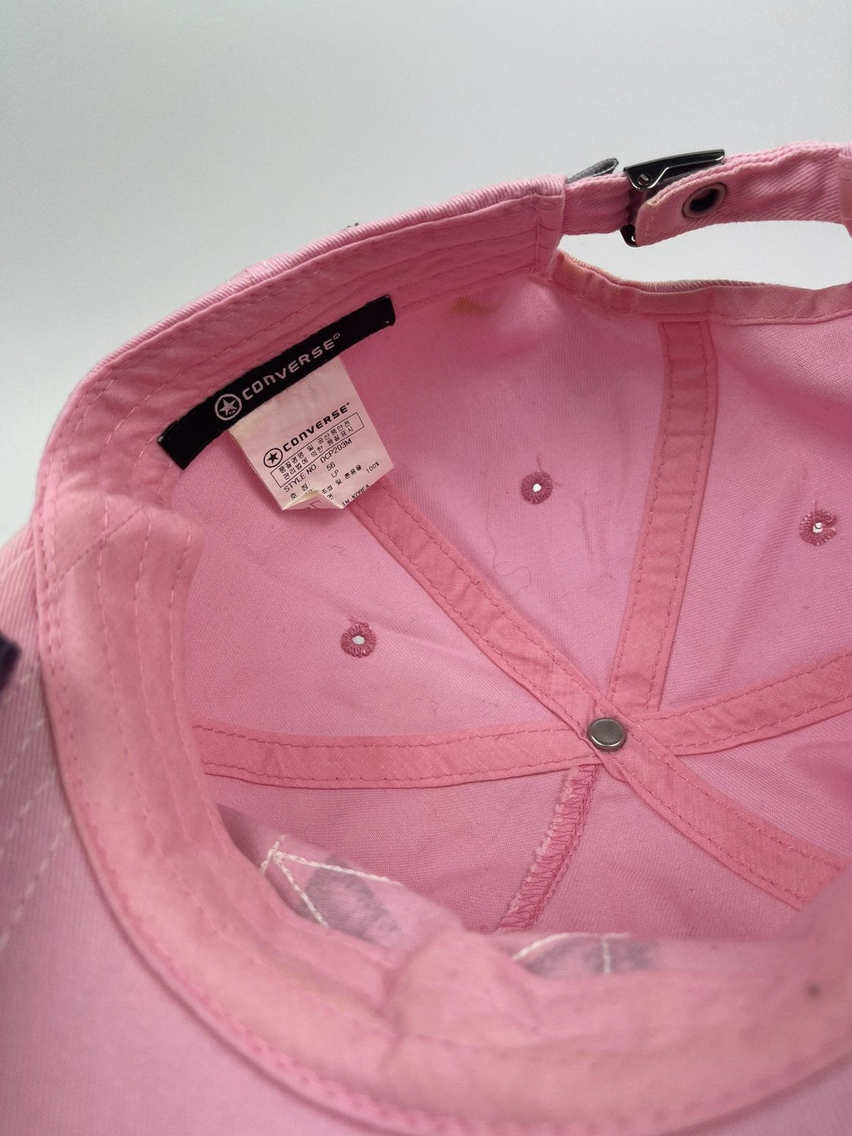 Converse Rare Converse Pink hat Cap Size ONE SIZE - 14 Thumbnail
