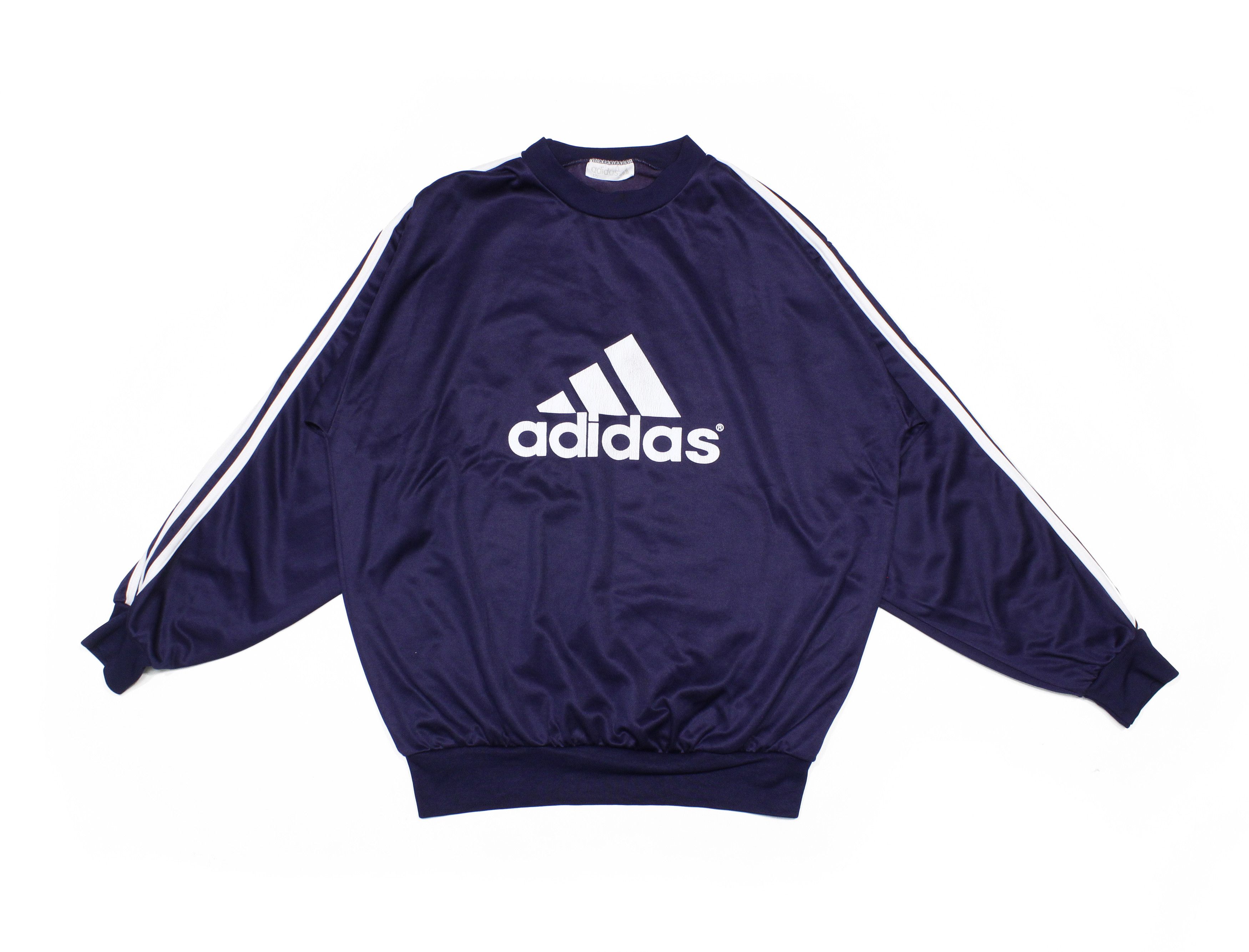 Adidas 90S Big Logo Sweatshirt Size US M / EU 48-50 / 2 - 1 Thumbnail