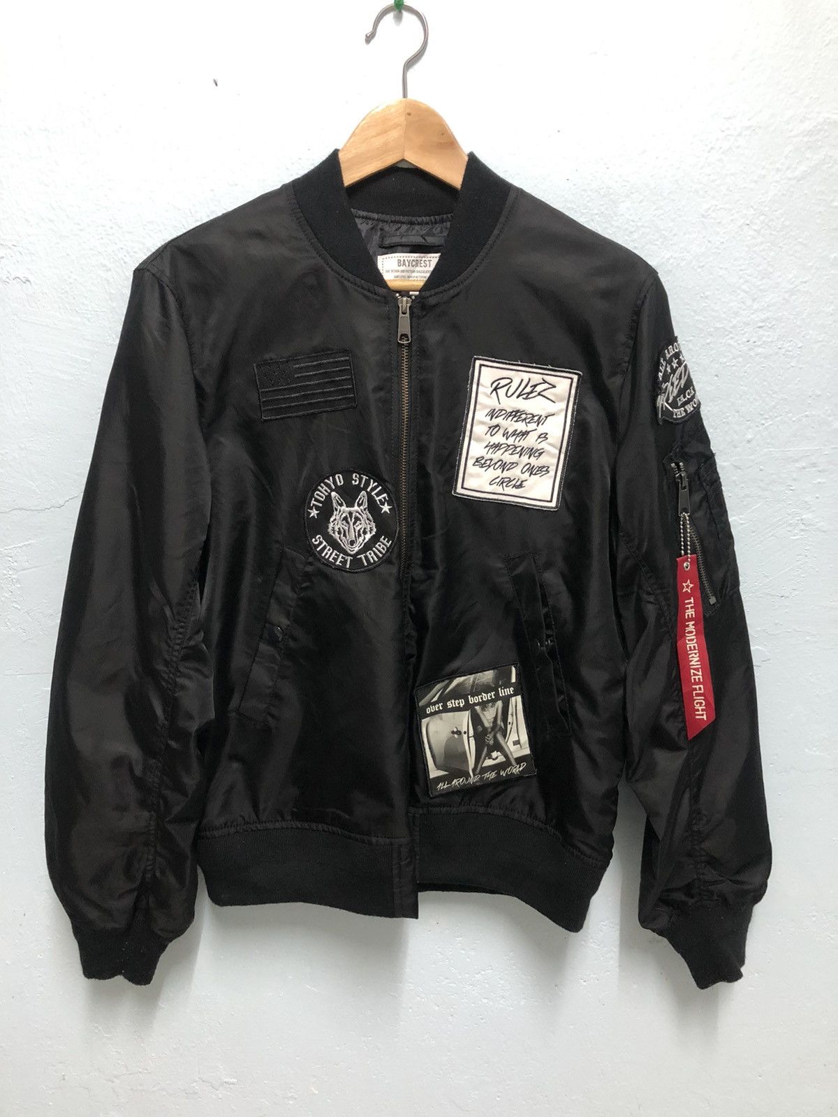 Japanese Brand BAYCREST PATCHES TOKYO STYLE BOMBER JACKET | Grailed