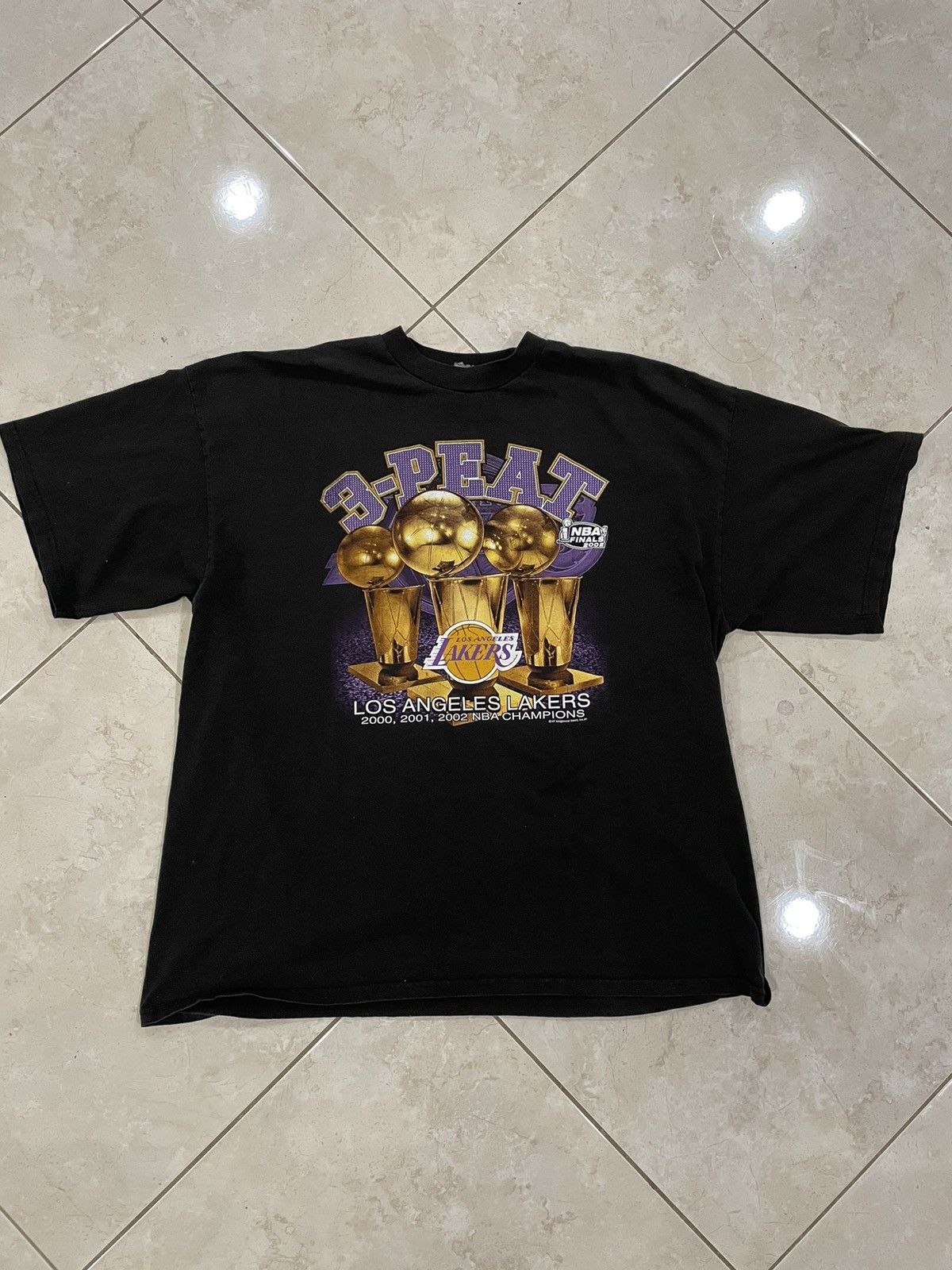 Lakers 3 Peat T Shirt | Grailed