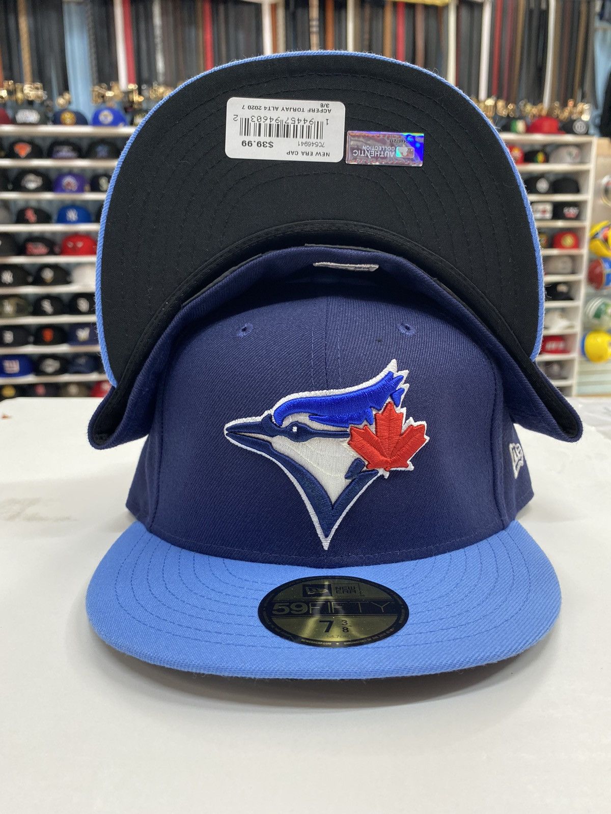 7 3/8 Toronto Blue Jays New Era Authentic Collection On Field