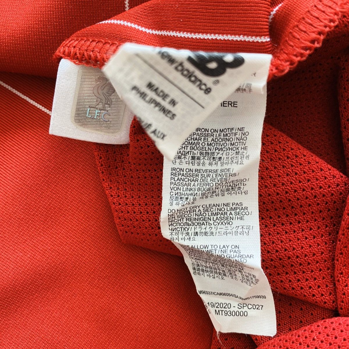 New Balance 2019 2020 | Liverpool Home Red Soccer Jersey New Balance Size US M / EU 48-50 / 2 - 5 Thumbnail