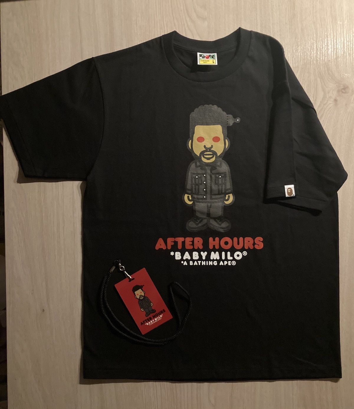 Bape × The Weeknd The Weeknd - Baby Milo „After Hours“ T