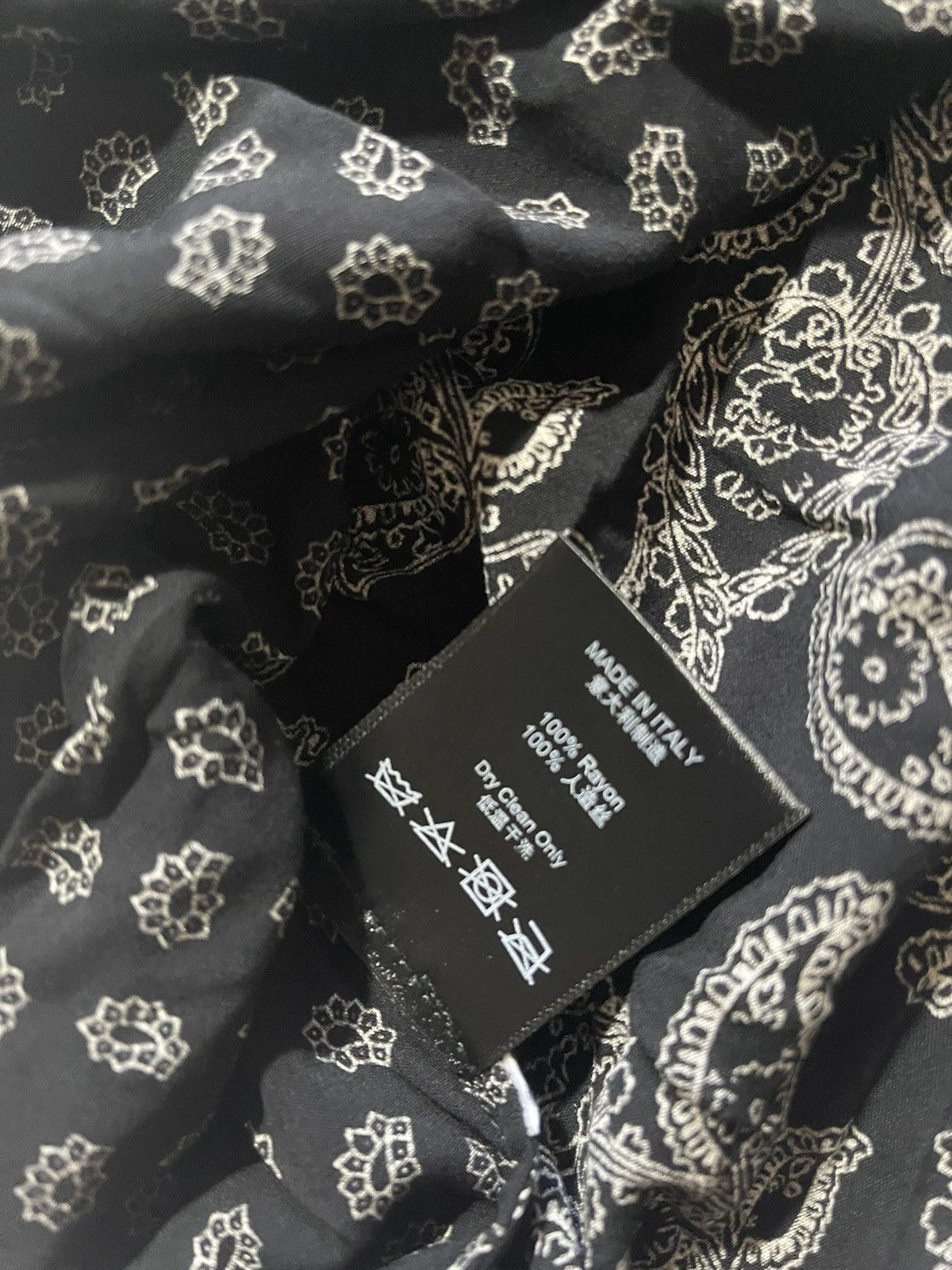 Rhude Mix Paisley Rayon button up shirt Made in Italy Size US L / EU 52-54 / 3 - 6 Thumbnail