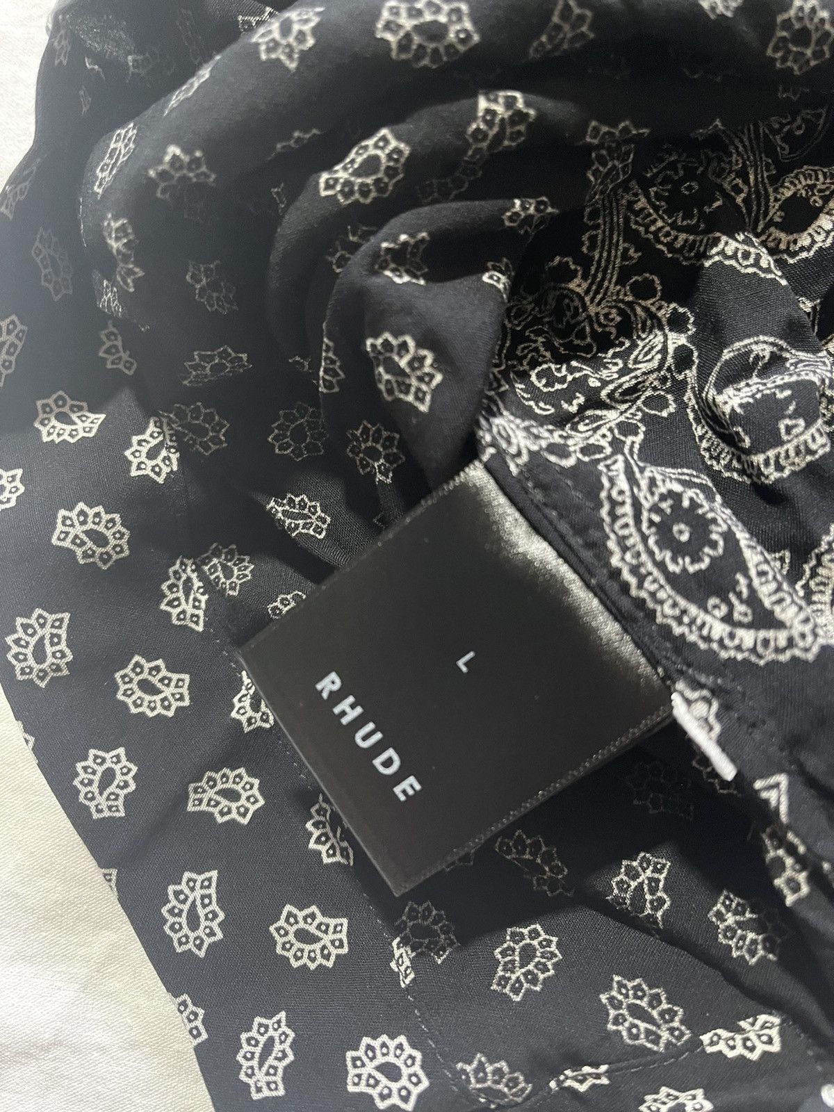 Rhude Mix Paisley Rayon button up shirt Made in Italy Size US L / EU 52-54 / 3 - 5 Thumbnail