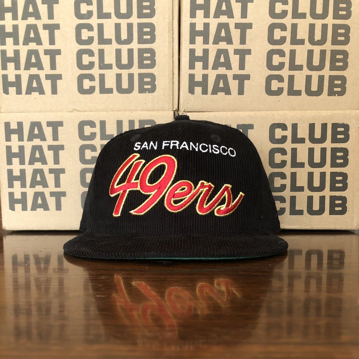 49ers script hat online