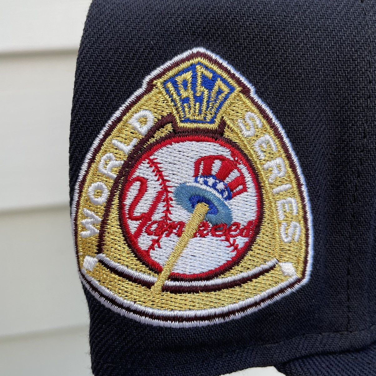 MLB New Era Hat Club NY Yankees Size 7 1/8 Pink UV 1950 WS Patch Size ONE SIZE - 2 Thumbnail