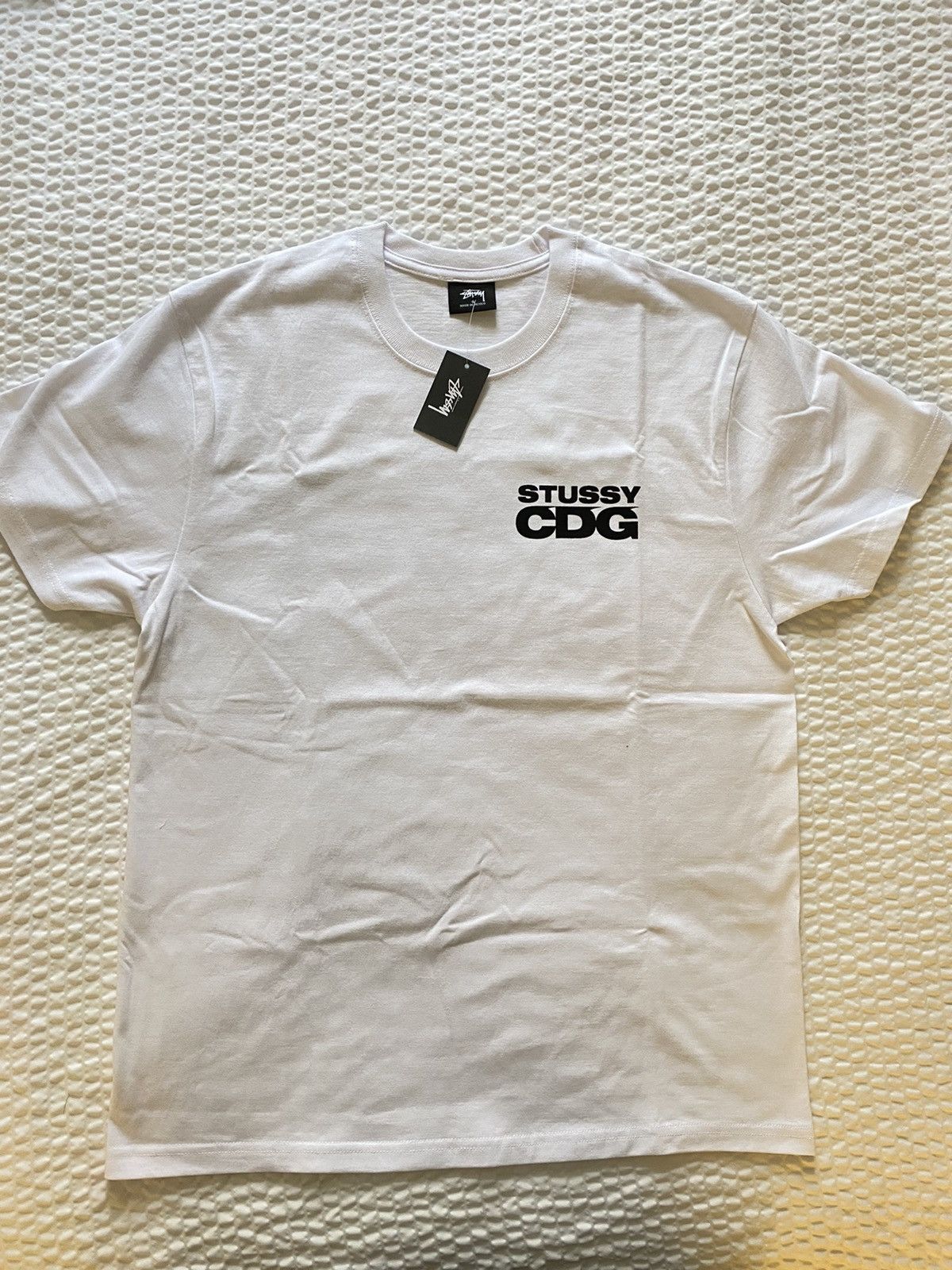 CDG CDG CDG × Stussy Stussy x CDG surfer tee | Grailed