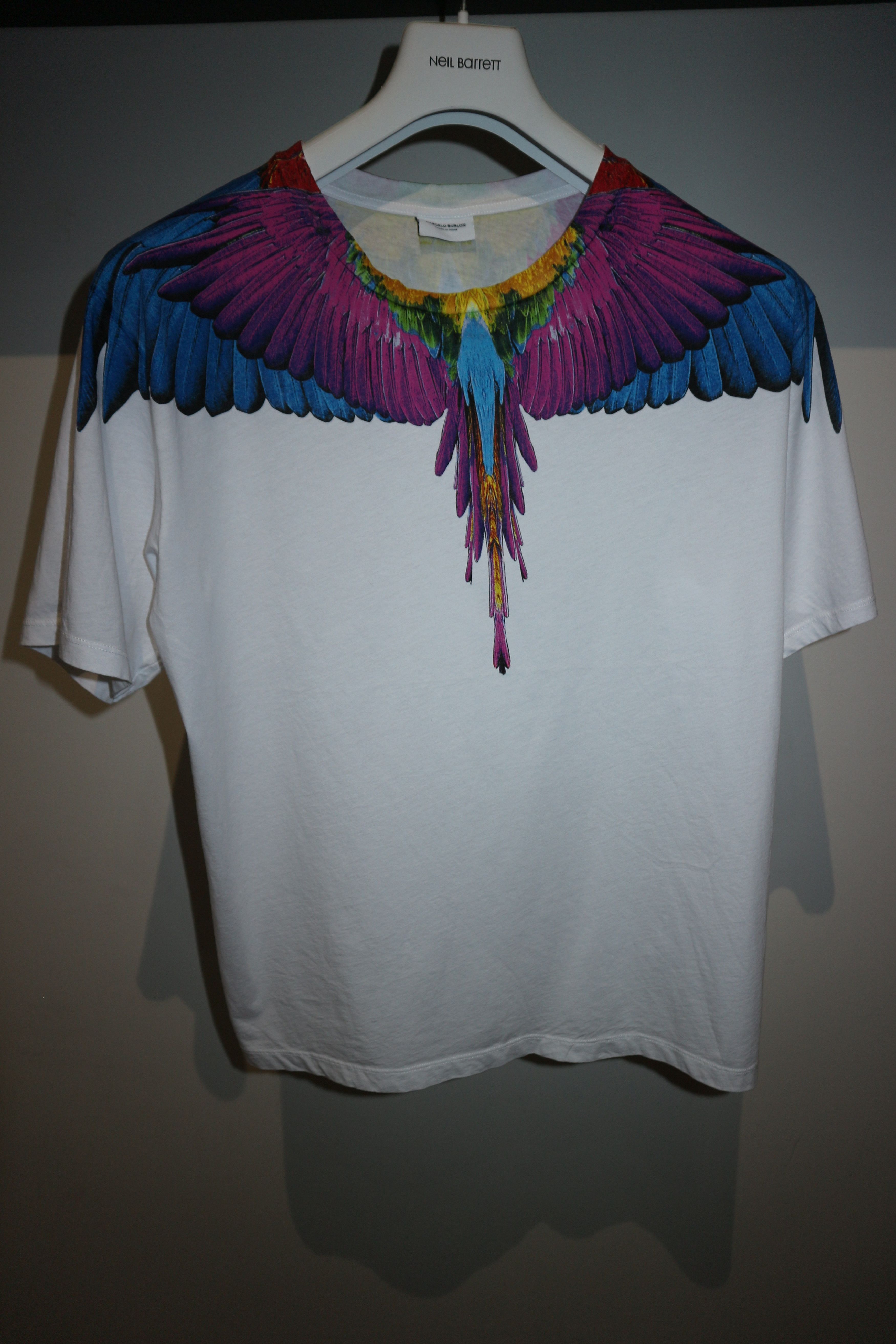 Marcelo Burlon Alas print t-shirt Size US S / EU 44-46 / 1 - 1 Thumbnail
