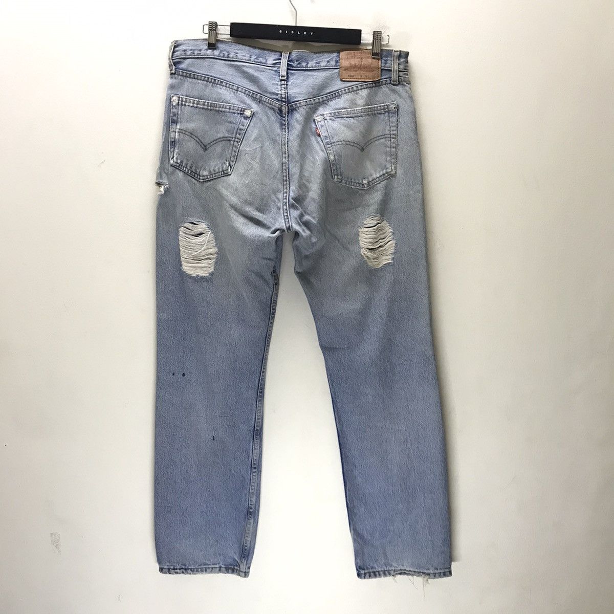 Levi's Vintage 90s Levis 501 Mickey Distressed Jeans Size US 36 / EU 52 - 10 Thumbnail