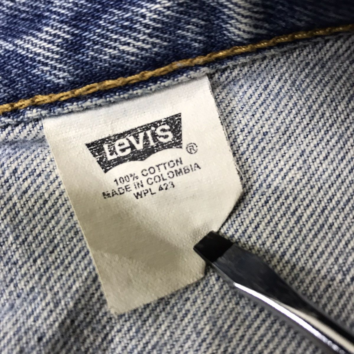 Levi's Vintage 90s Levis 501 Mickey Distressed Jeans Size US 36 / EU 52 - 20 Thumbnail
