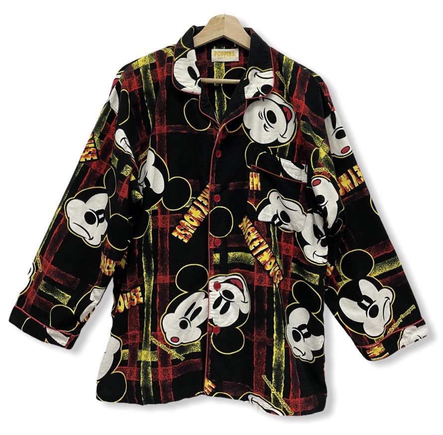 Mickey Mouse RARE! Mickey Mouse Vintage Poppins Full Print Pajamas Set Size US M / EU 48-50 / 2 - 2 Thumbnail