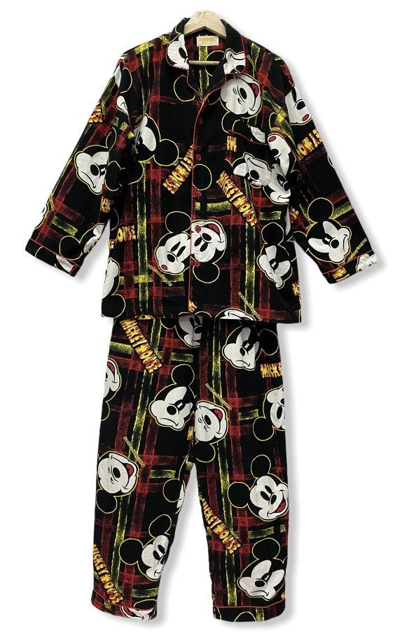 Mickey Mouse RARE! Mickey Mouse Vintage Poppins Full Print Pajamas Set Size US M / EU 48-50 / 2 - 1 Thumbnail