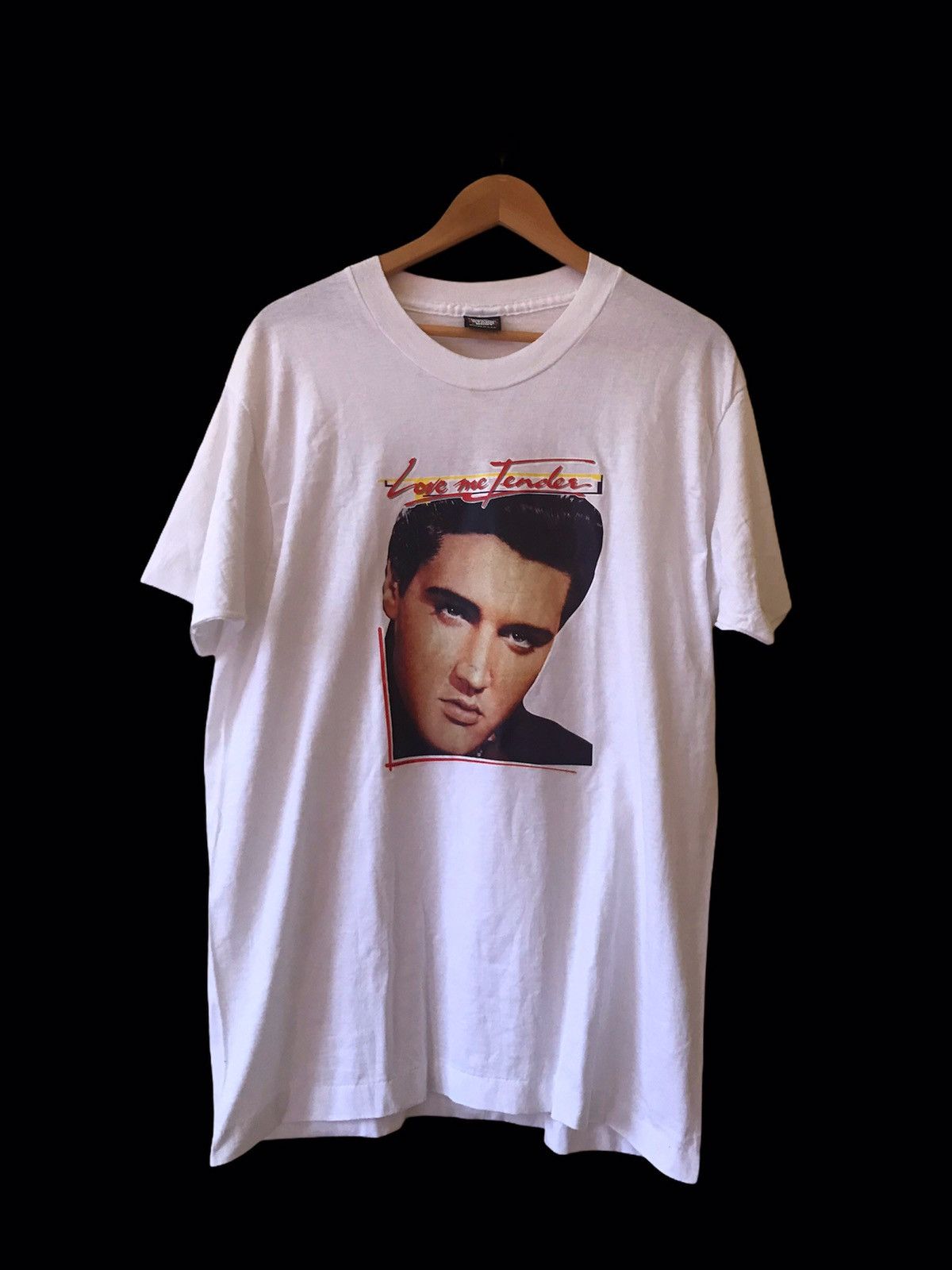 Vintage Love Me Tender by Elvis Presley Promo Song Tee