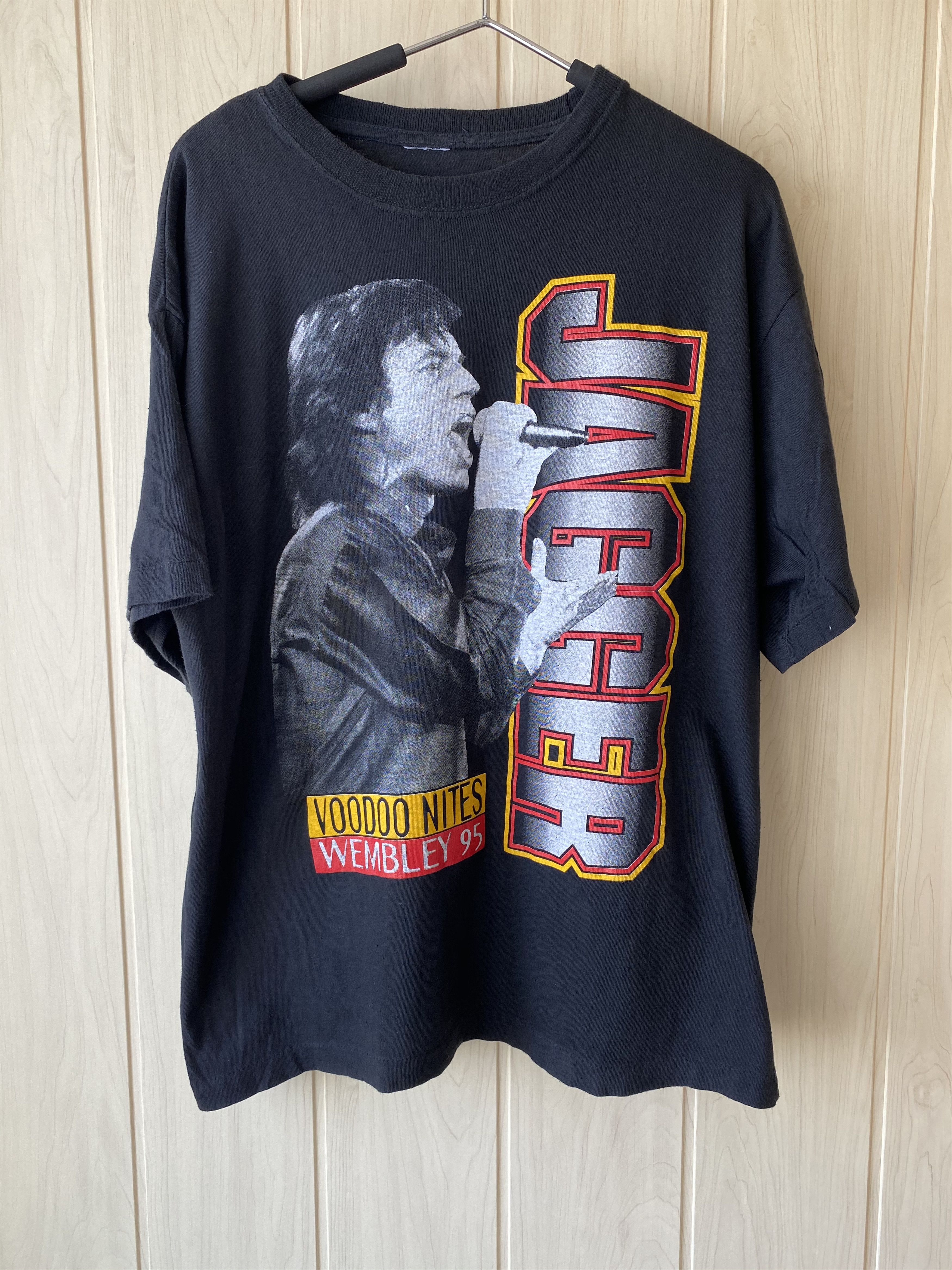 The Rolling Stones Vintage Mick Jagger Voodoo Nites wembley 1995 tee ...