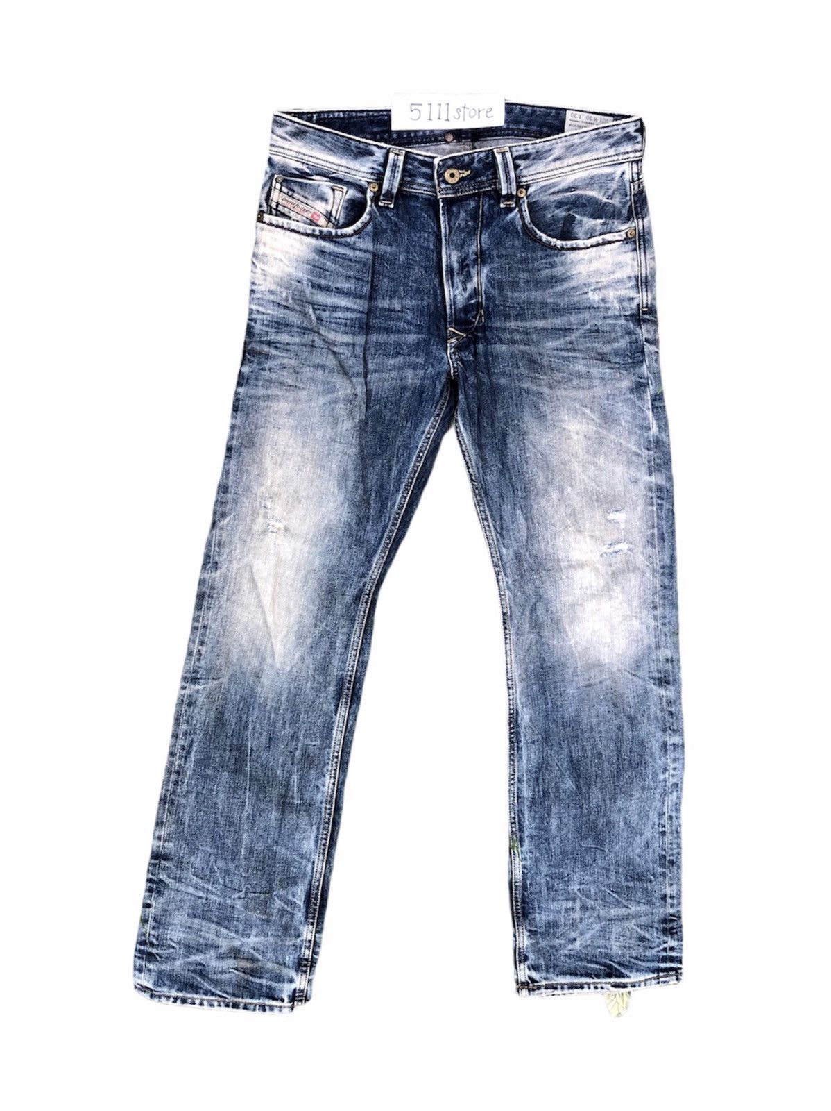 Diesel DIESEL LARKEE WASHED BLUE DENIM Size US 33 - 1 Thumbnail