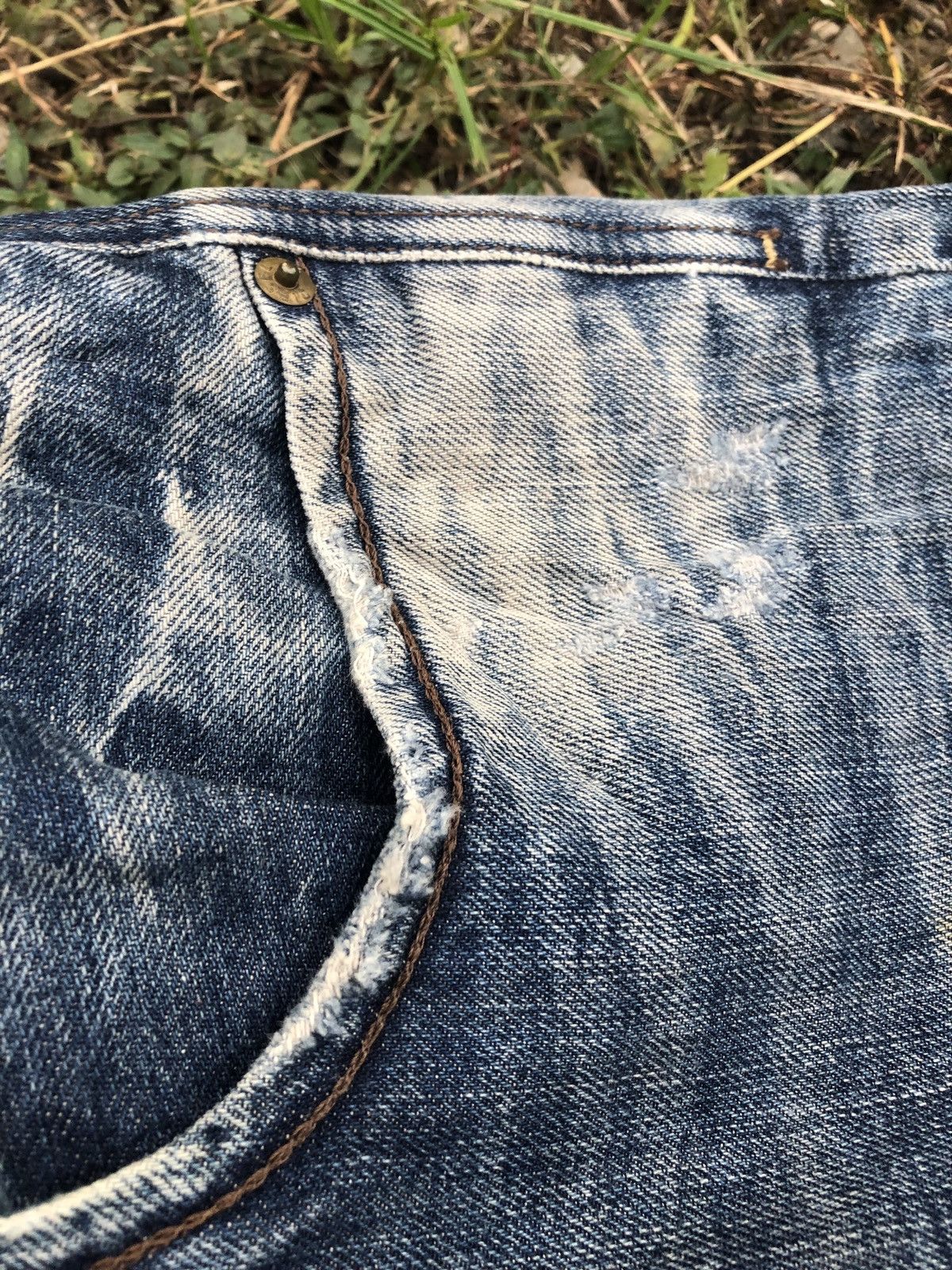 Diesel DIESEL LARKEE WASHED BLUE DENIM Size US 33 - 8 Thumbnail