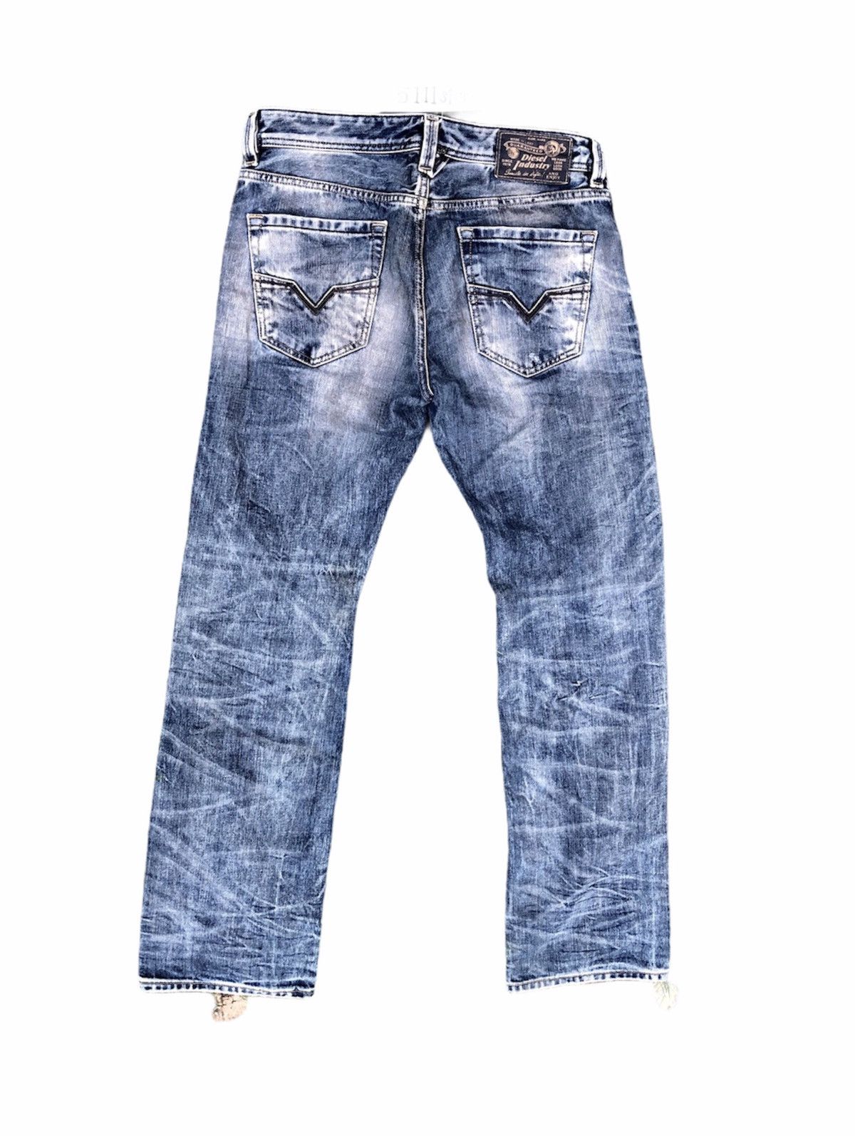 Diesel DIESEL LARKEE WASHED BLUE DENIM Size US 33 - 2 Thumbnail