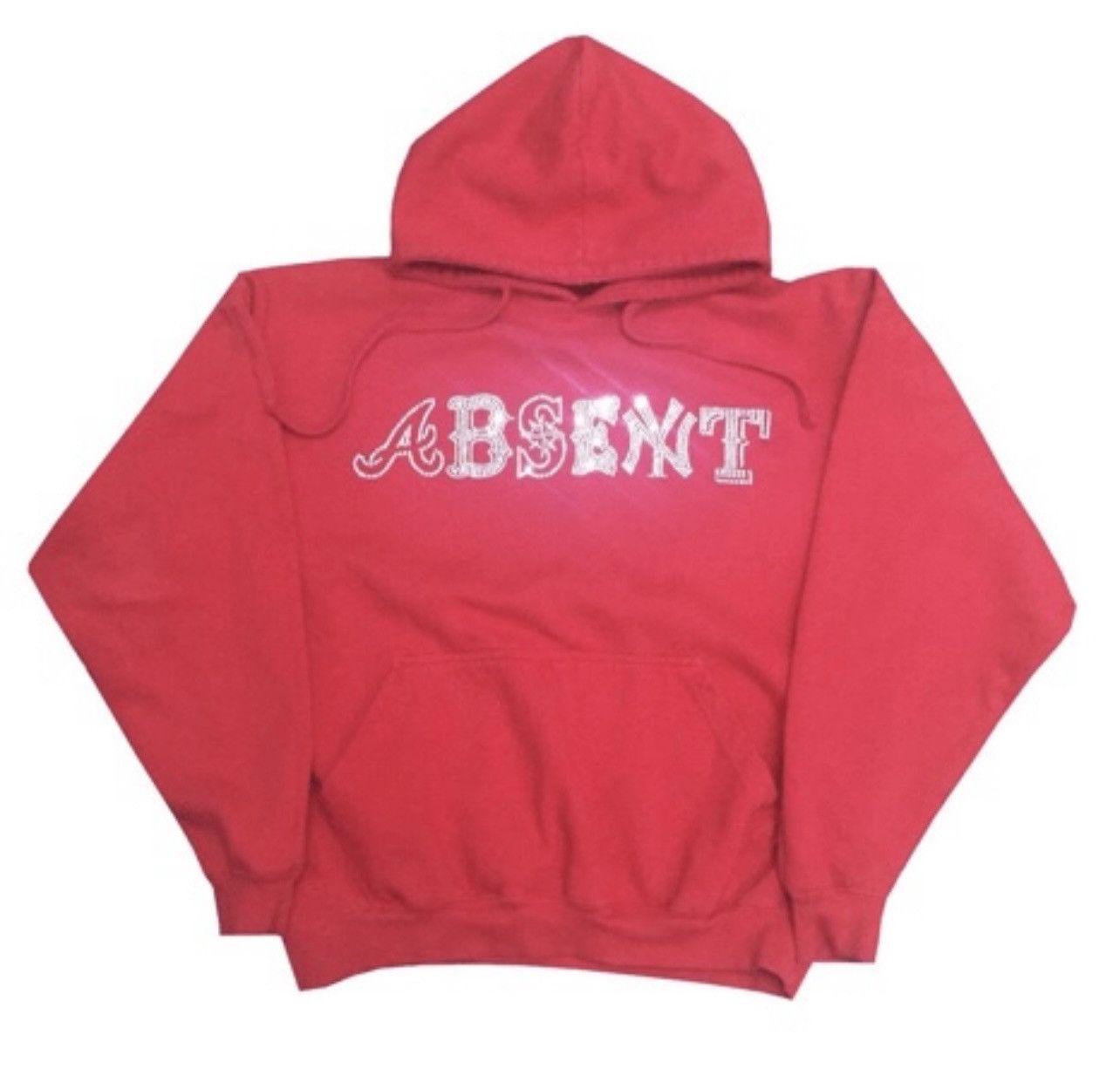 High quality Absent rhinestone hoodie