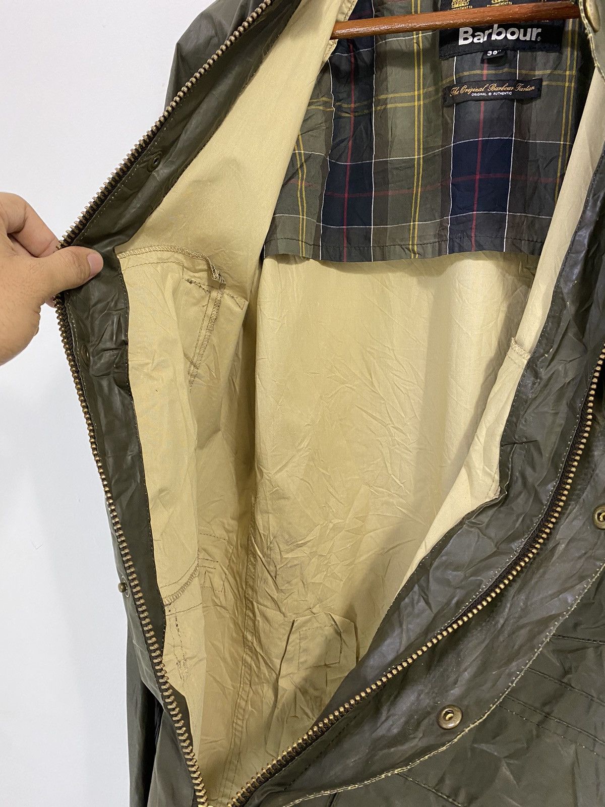 Barbour Barbour Windbreaker Jacket Barbour Tartan Design Waterproof Size US M / EU 48-50 / 2 - 4 Thumbnail