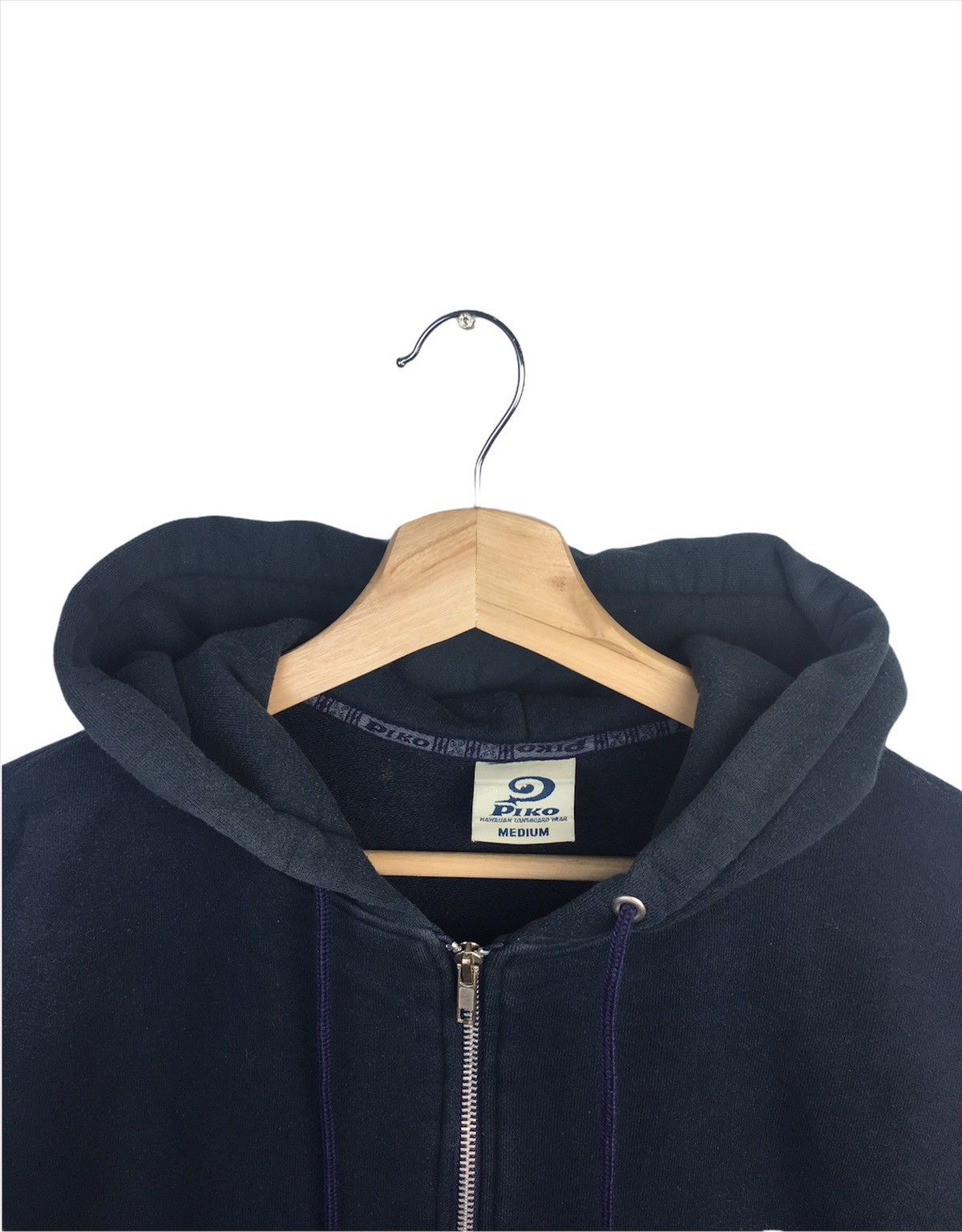 Vintage Hawaiian Piko Big Logo Full Zipper Hoodie