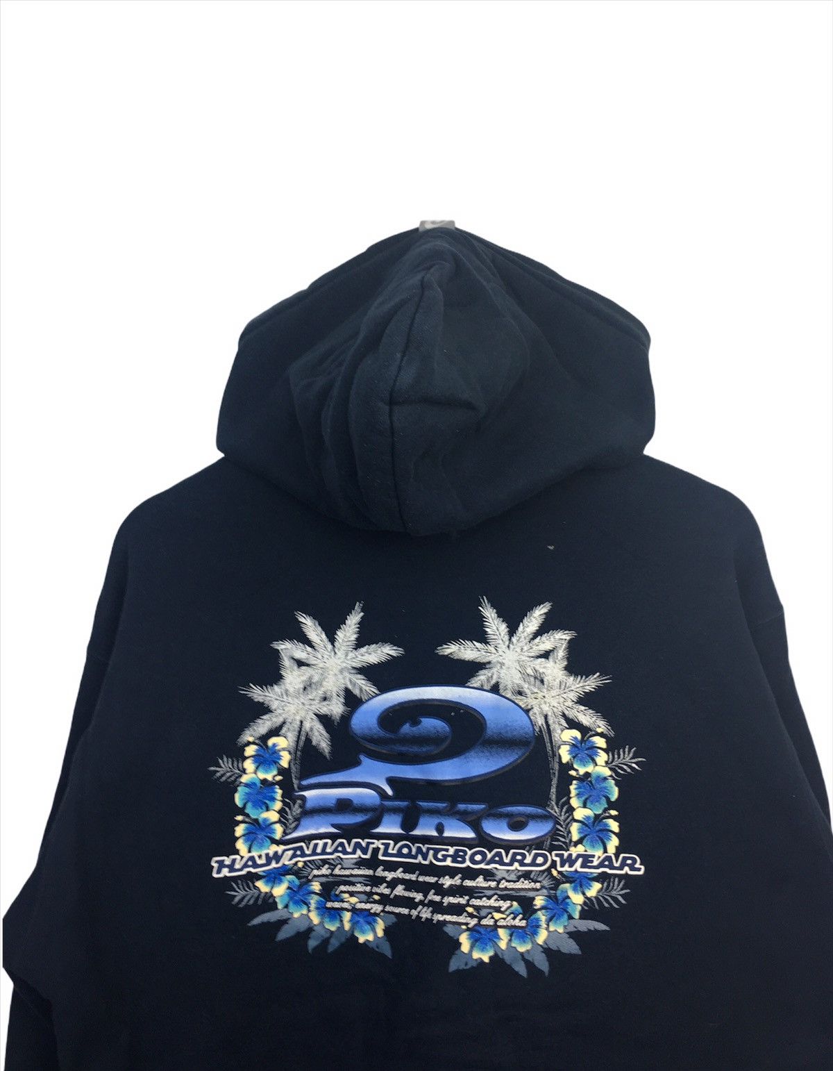 Vintage Hawaiian Piko Big Logo Full Zipper Hoodie