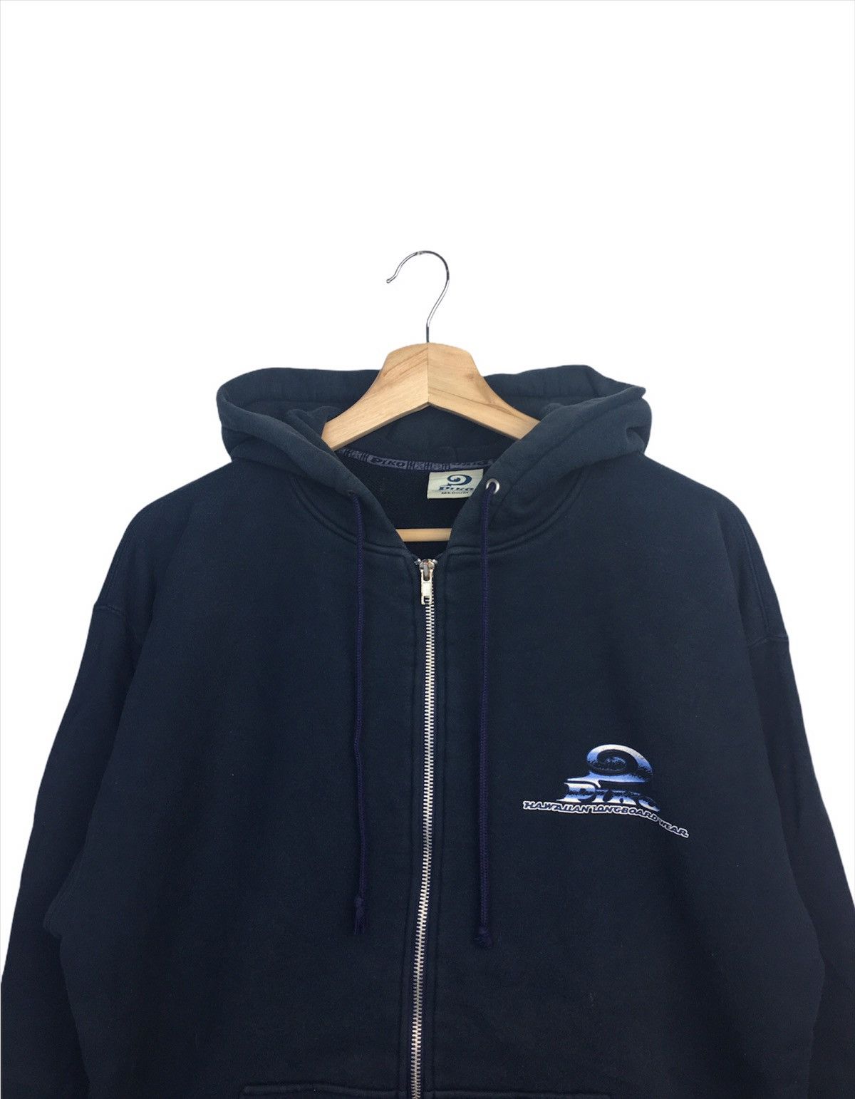 Vintage Hawaiian Piko Big Logo Full Zipper Hoodie