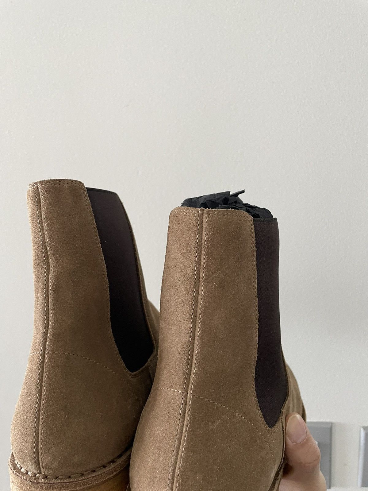 Hedi Slimane × Saint Laurent Paris × Yves Saint Laurent Super Runway Limited Edition YSL Suede Leather Chelsea Boots Size US 10 / EU 43 - 18 Thumbnail